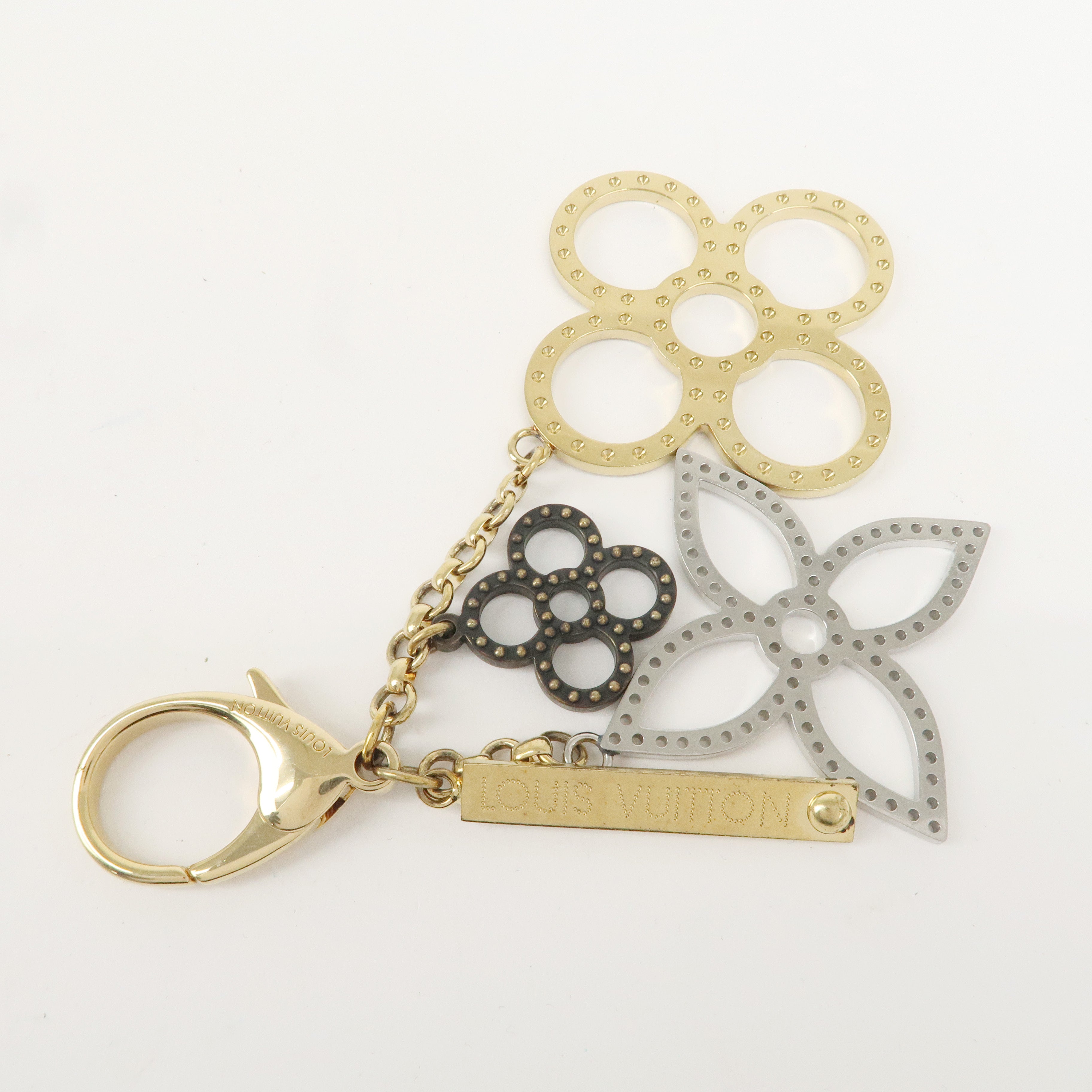 Louis Vuitton Monogram Flower Bijoux Sac Tapage Bag Charm M66350