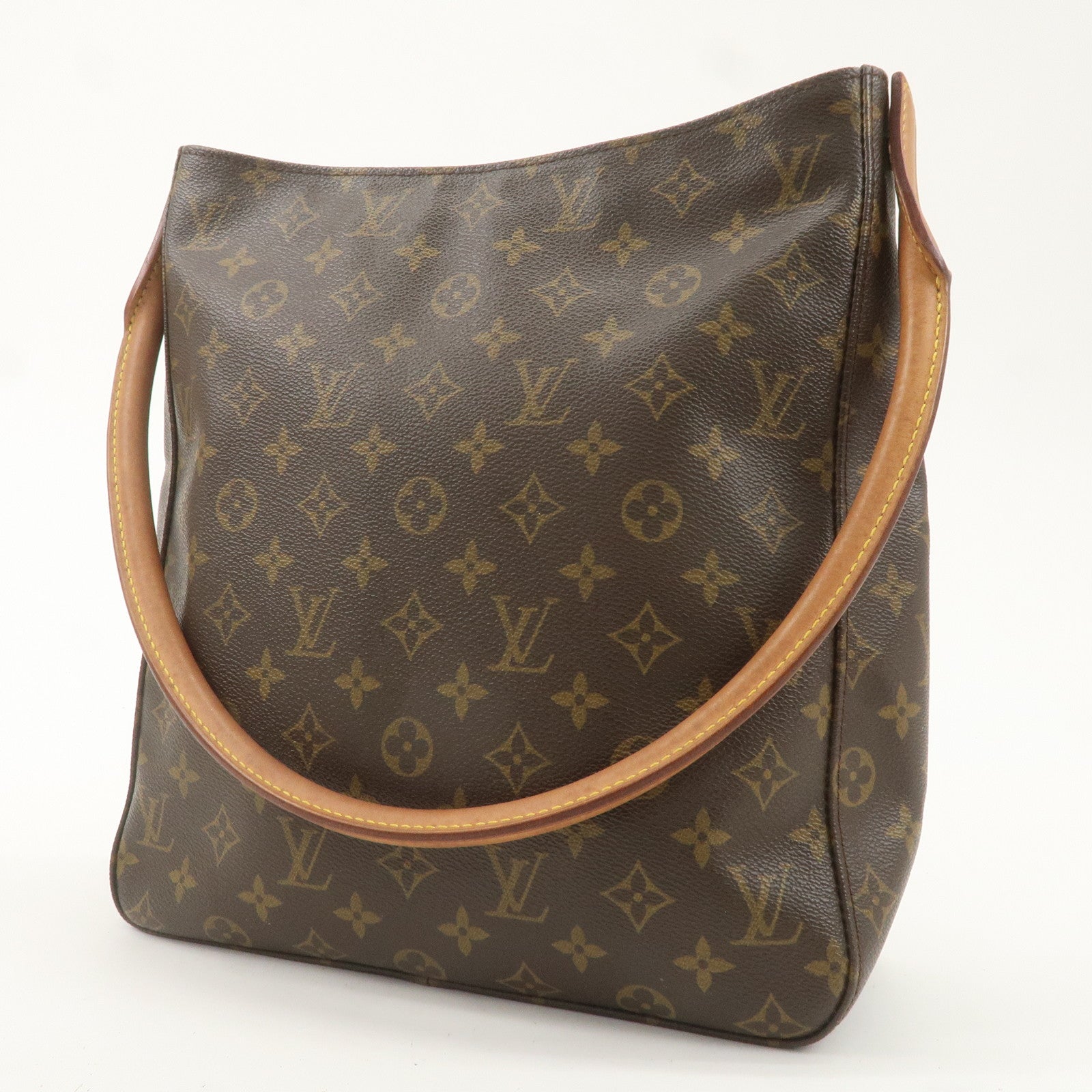 Louis Vuitton Monogram Looping GM Shoulder Bag Brown M51145