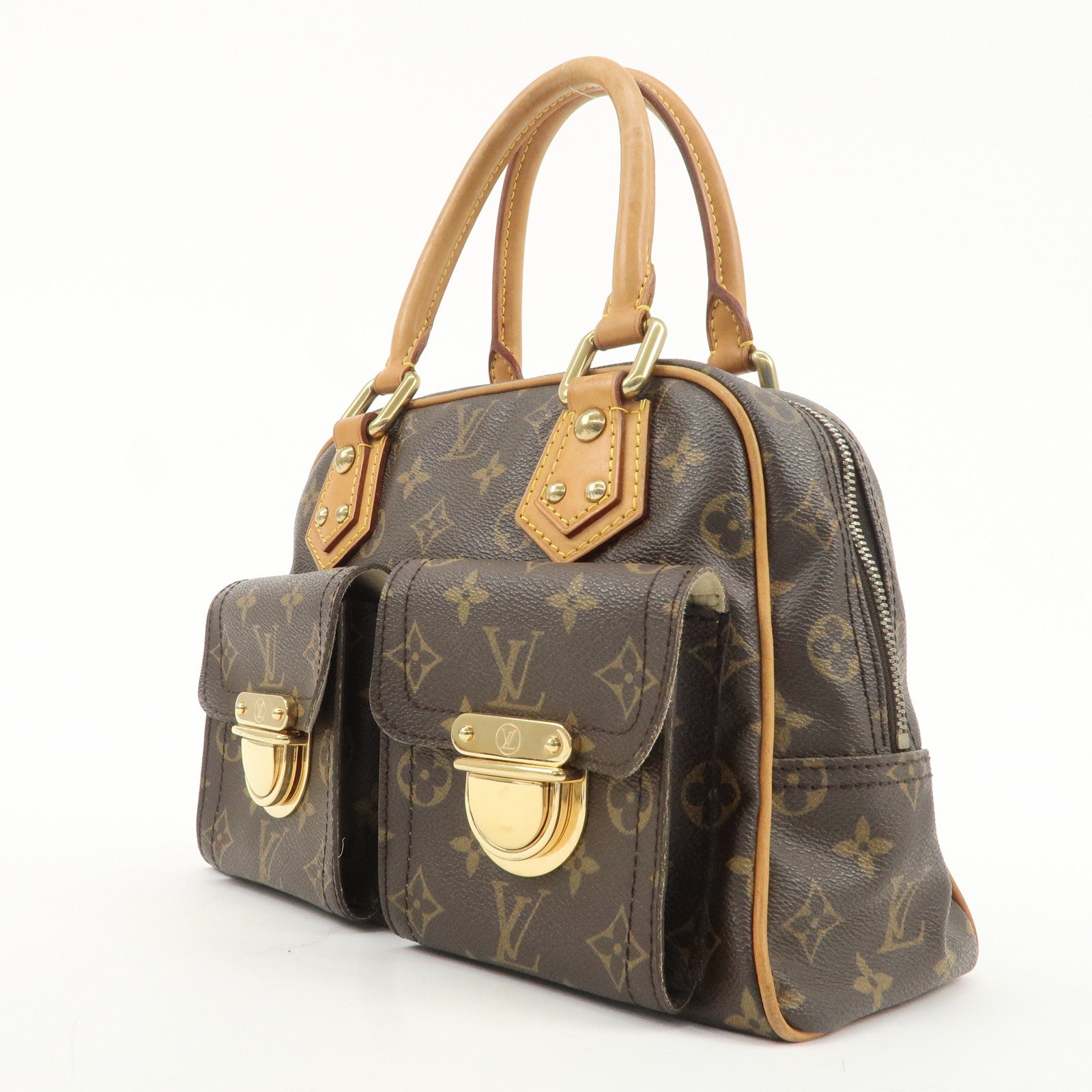 Louis Vuitton Monogram Manhattan PM Hand Bag M40026 Used