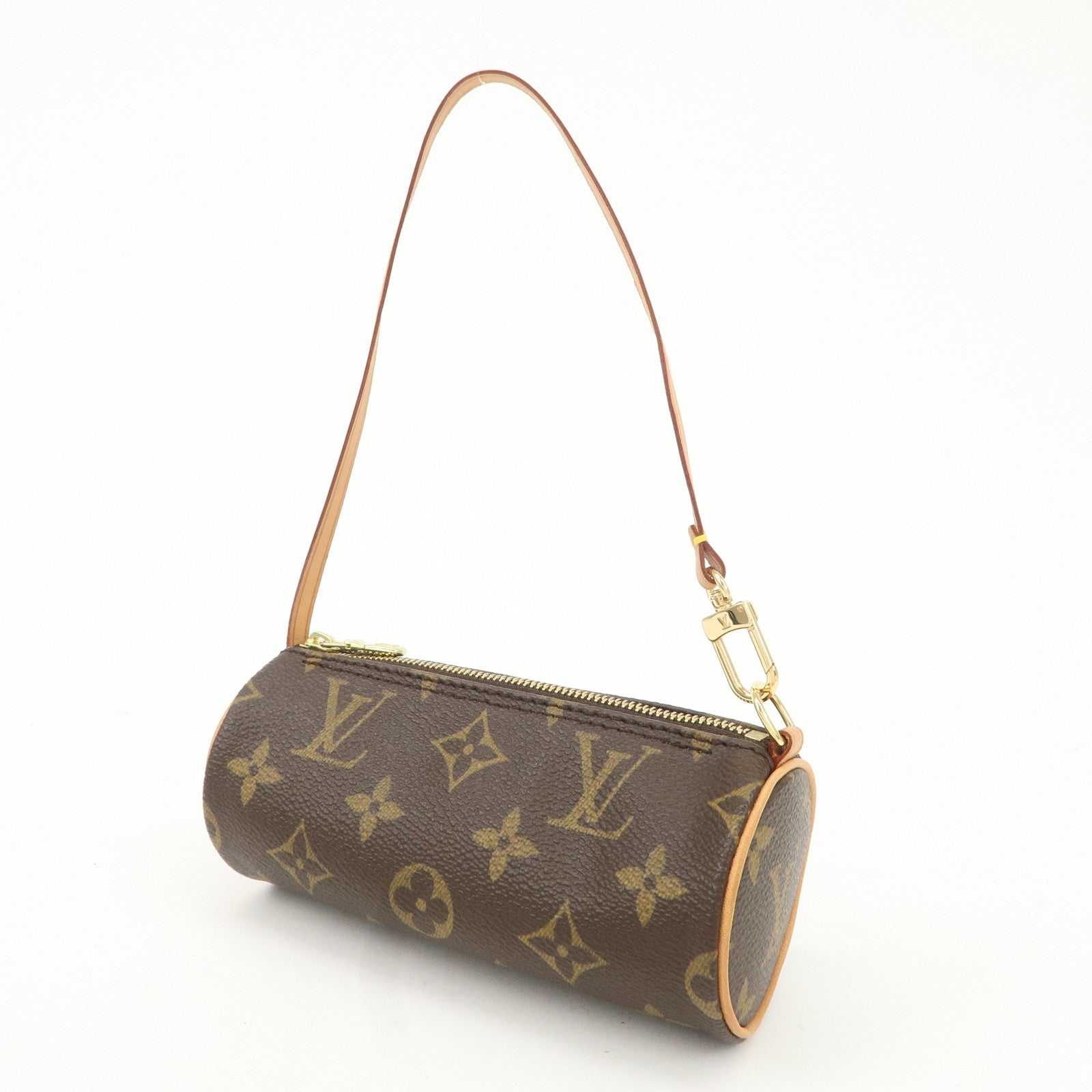 Louis Vuitton Monogram Papillon 30 Hand Bag Brown M51385 Used