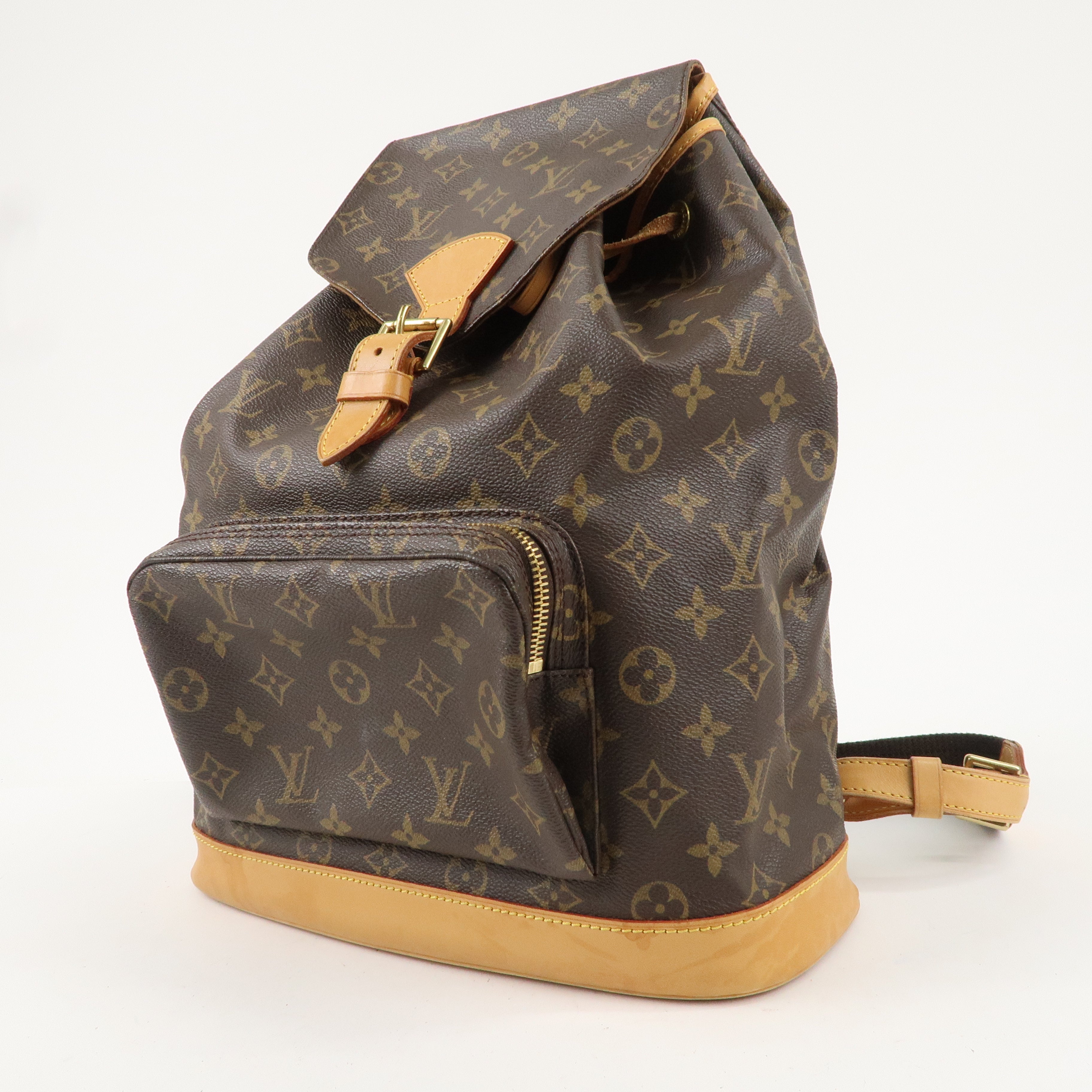 Louis Vuitton Monogram Montsouris GM Back Pack Brown M51135