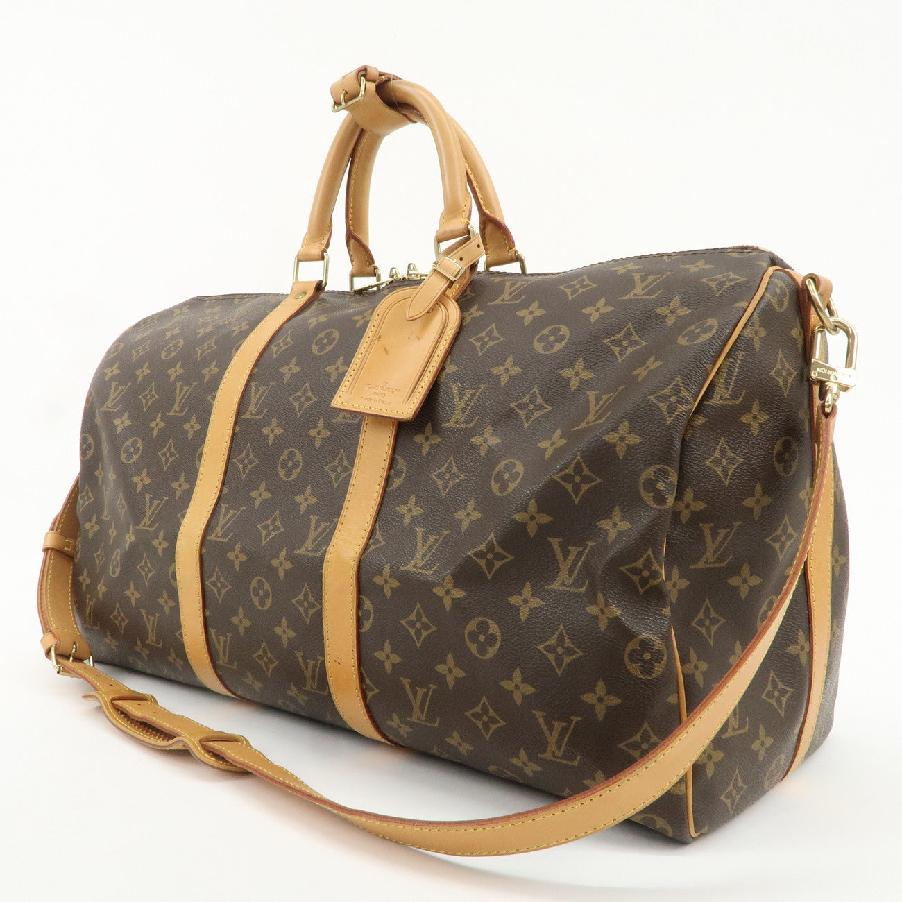 Louis Vuitton Monogram Keep All 50 Boston Bag M41416 Used