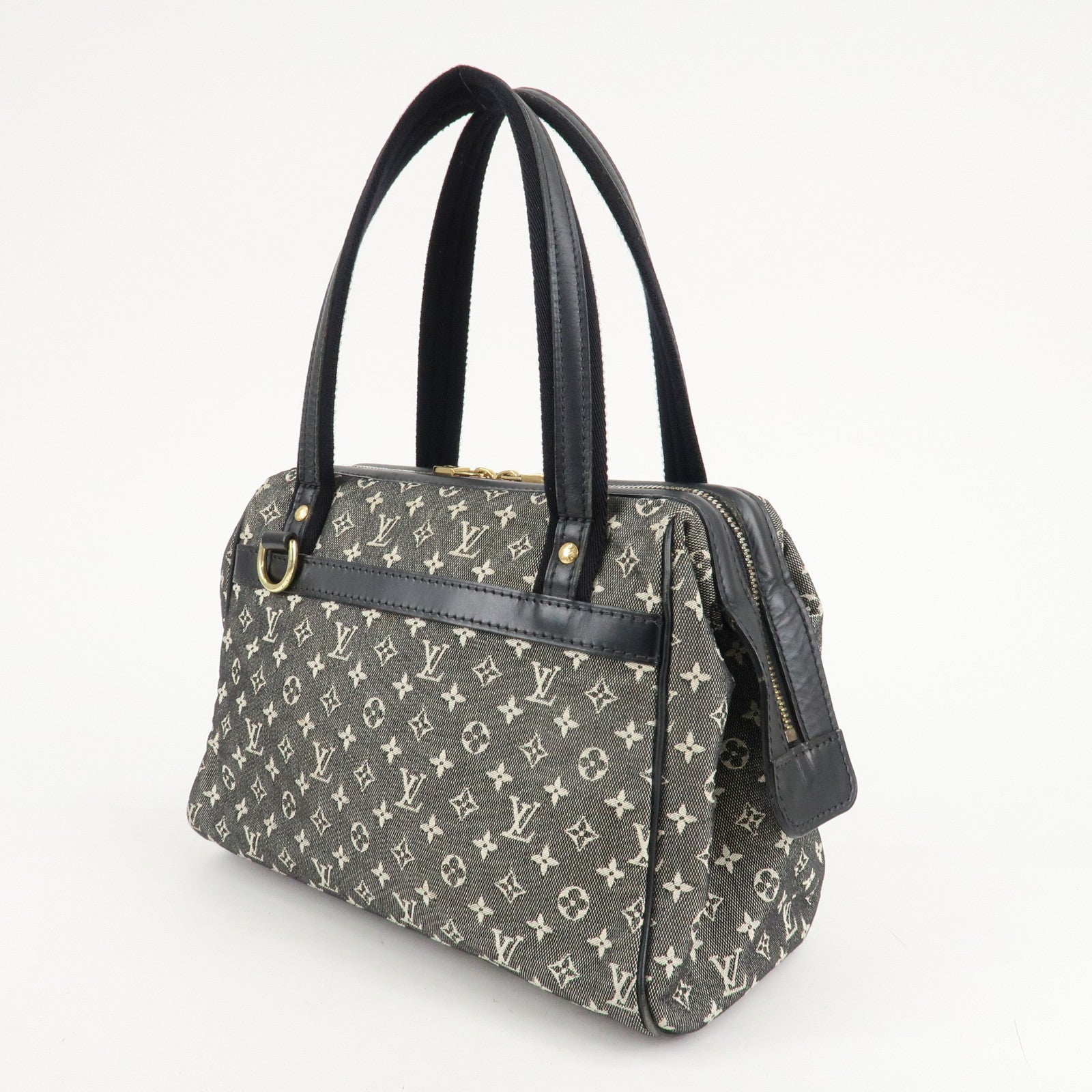 Louis Vuitton Monogram Mini Canvas Josephine PM Black M92312 Used