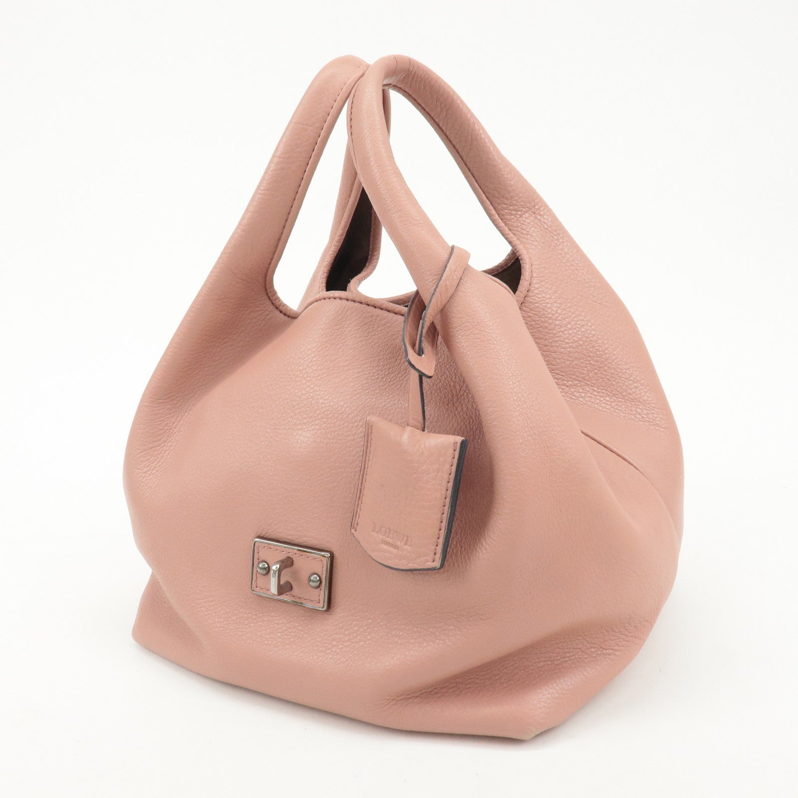 LOEWE Leather Karie PM Hand Bag Pink 10903