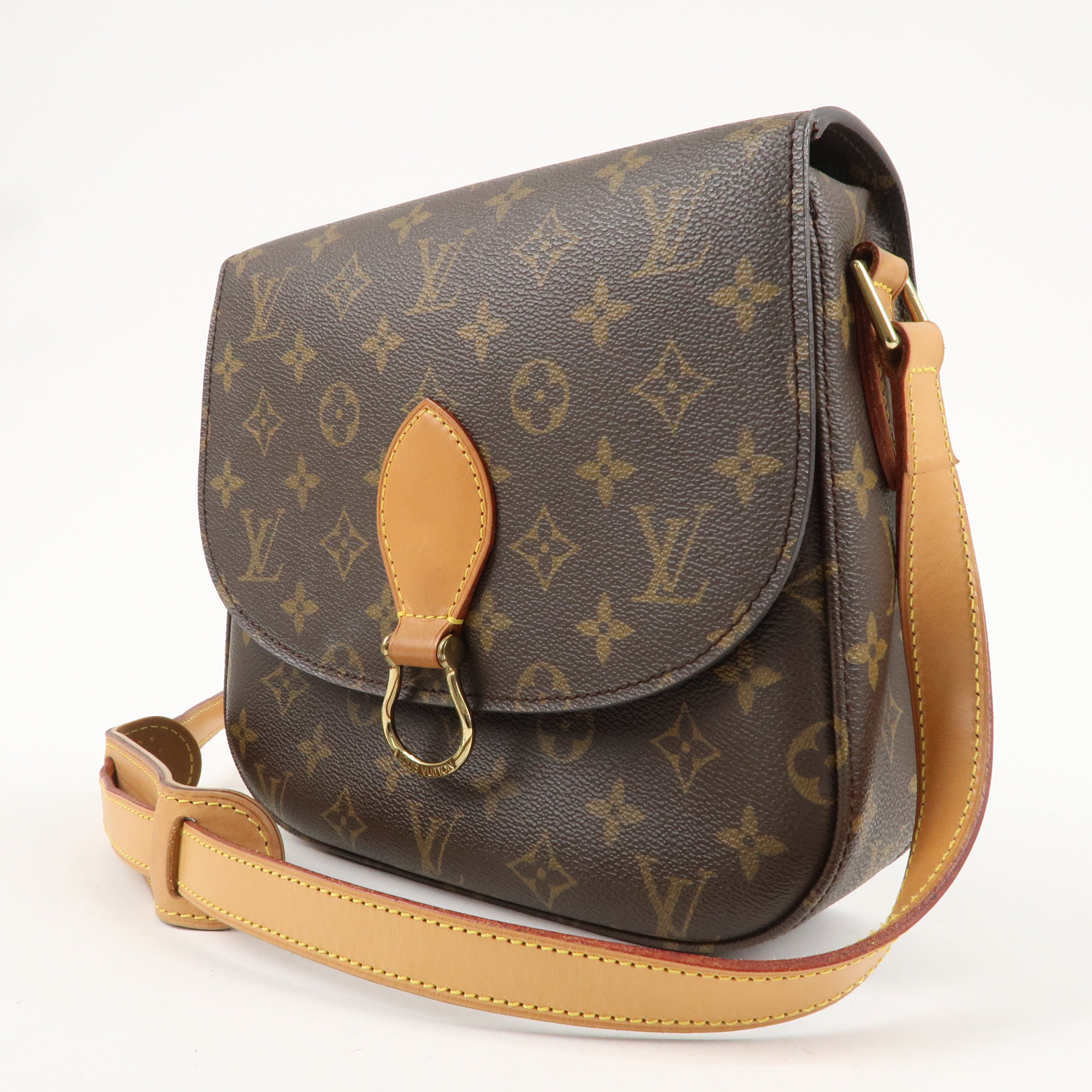 Louis Vuitton Monogram Saint Cloud GM Shoulder Bag Brown M51242