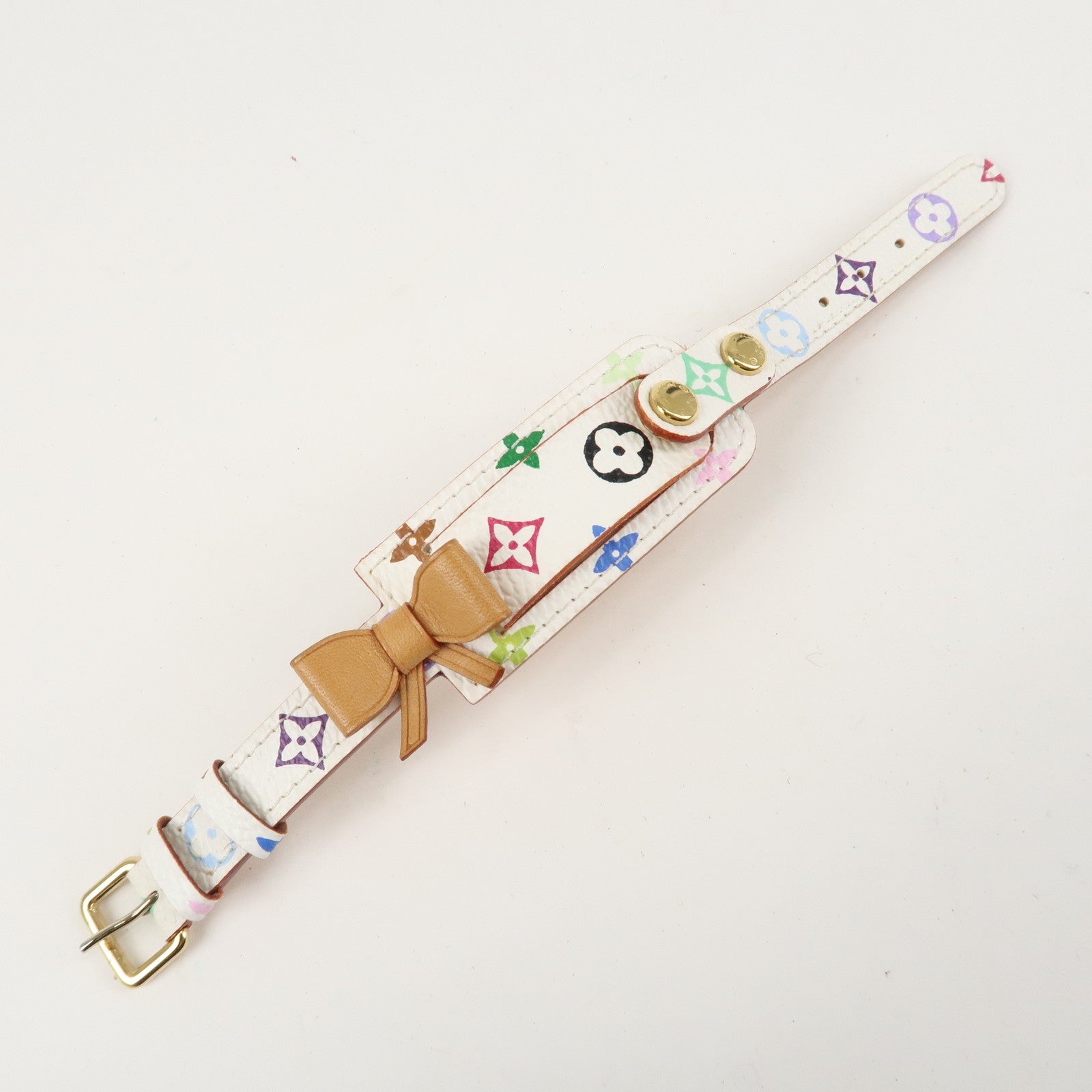 Louis Vuitton Monogram Multicolor Bracelet Porte Address M92594 Used