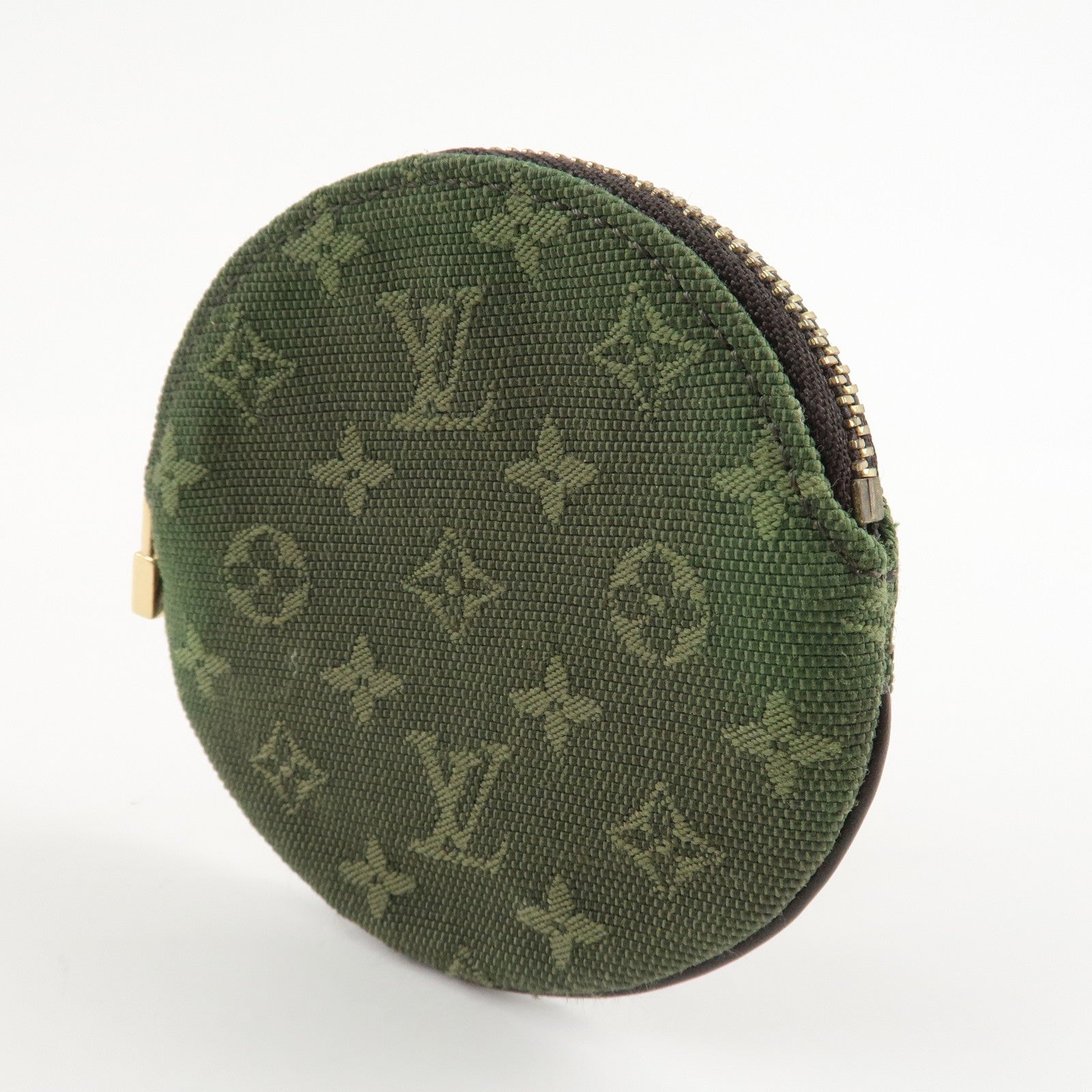 Louis Vuitton Monogram Mini Set of 2 Porte Monnaie Round Coin Case Used