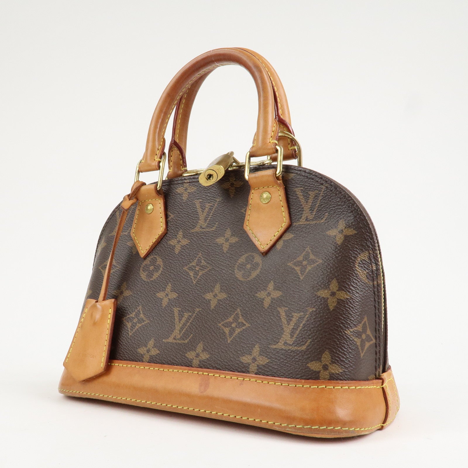 Louis Vuitton Monogram Alma BB 2 Way Hand Bag M53152 Used