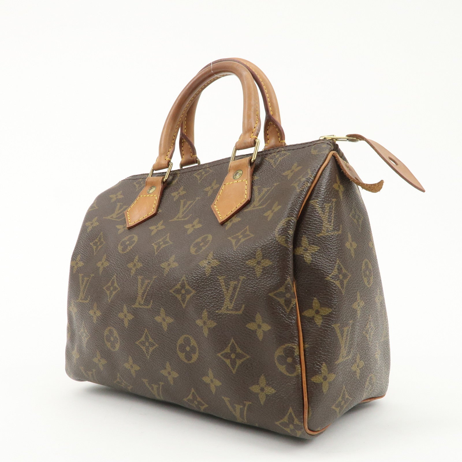 Louis Vuitton Monogram Speedy 25 Hand Bag Boston Bag M41528 Used