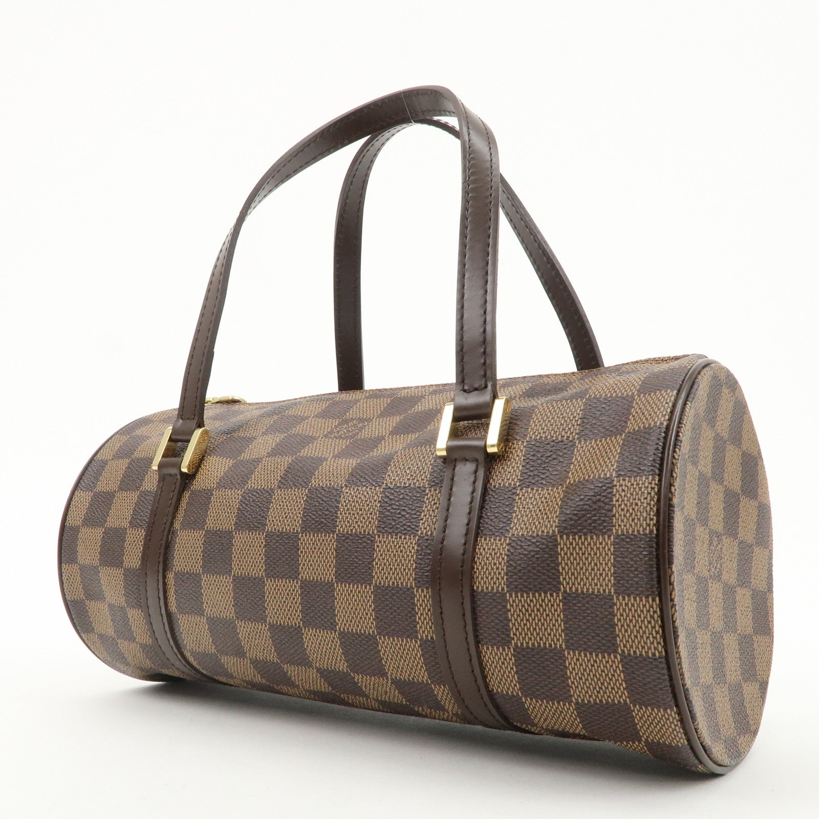 Louis Vuitton Damier Ebene Papillon 26 Hand Bag Brown N51304 Used