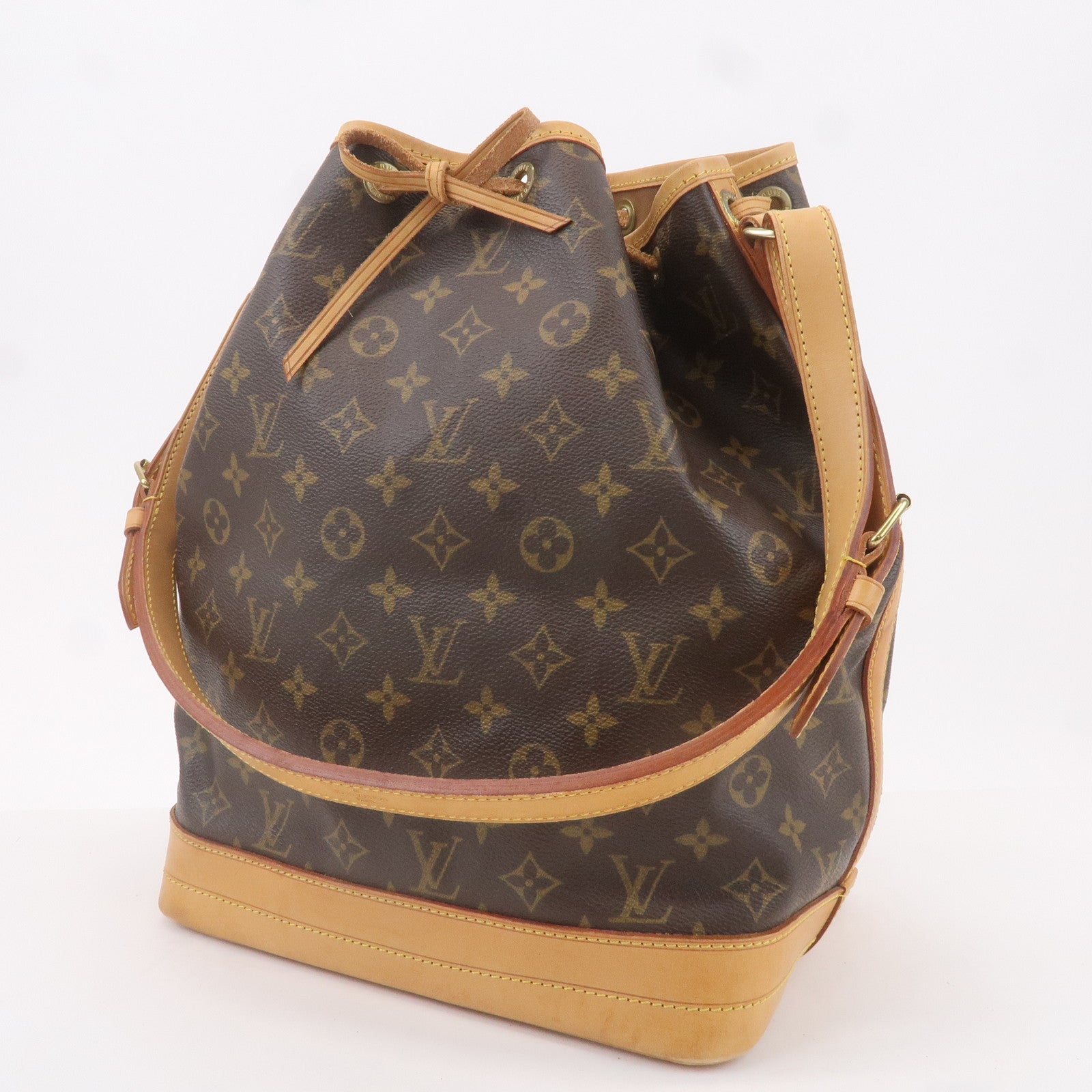 Louis Vuitton Monogram Noe Shoulder Bag Hand Bag Brown M42224