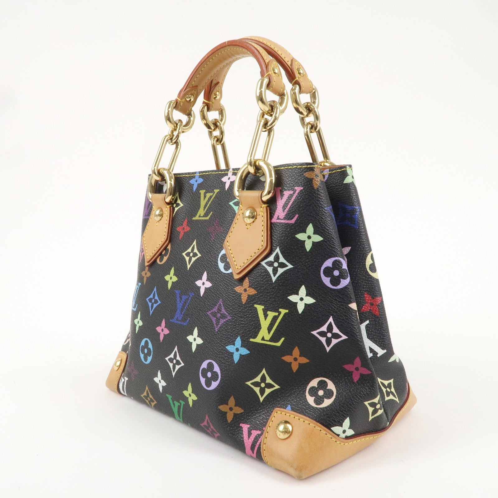 Louis Vuitton Monogram Multicolor Audra Hand Bag Noir M40048