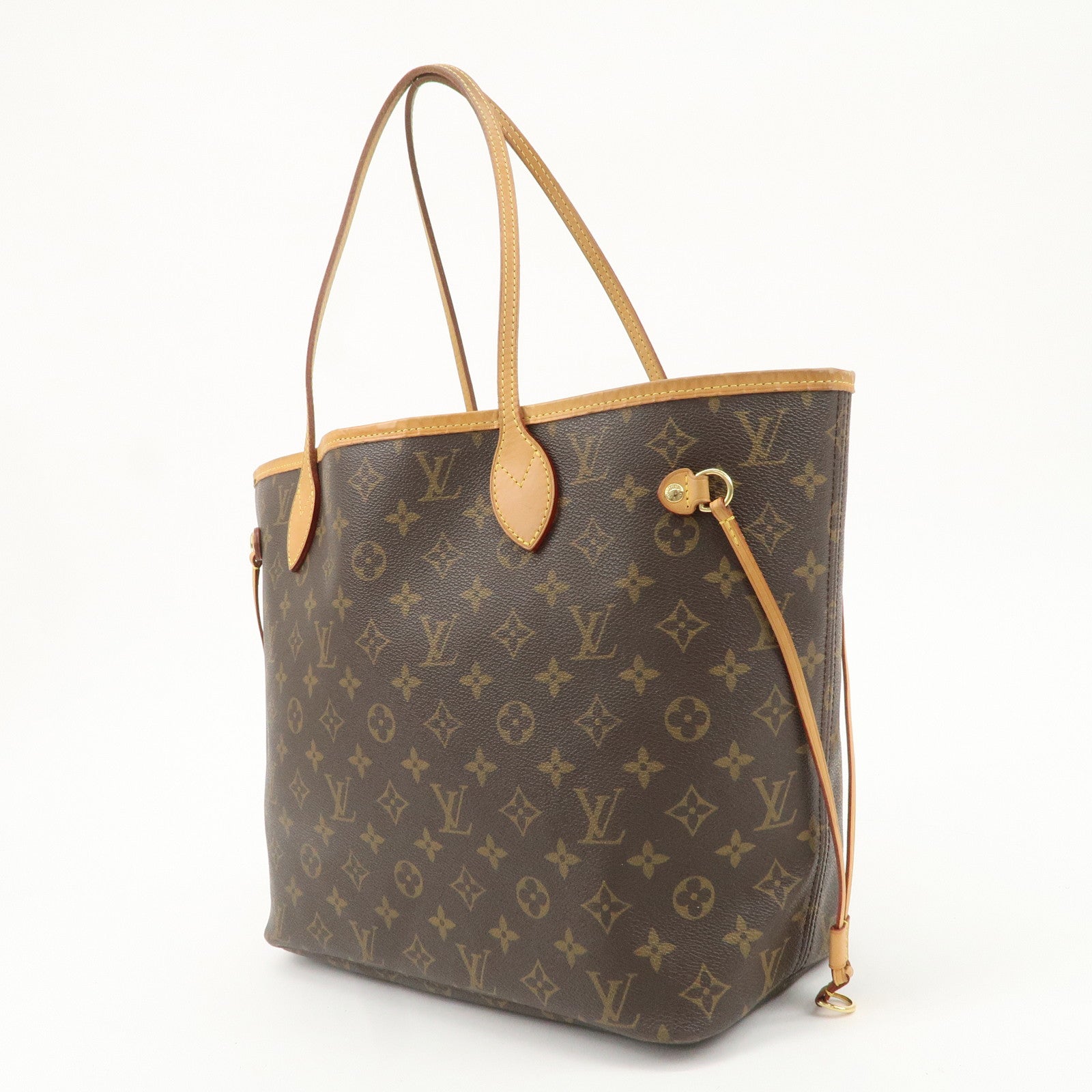 Louis Vuitton Monogram Neverfull MM Tote Bag Brown M40156 Used