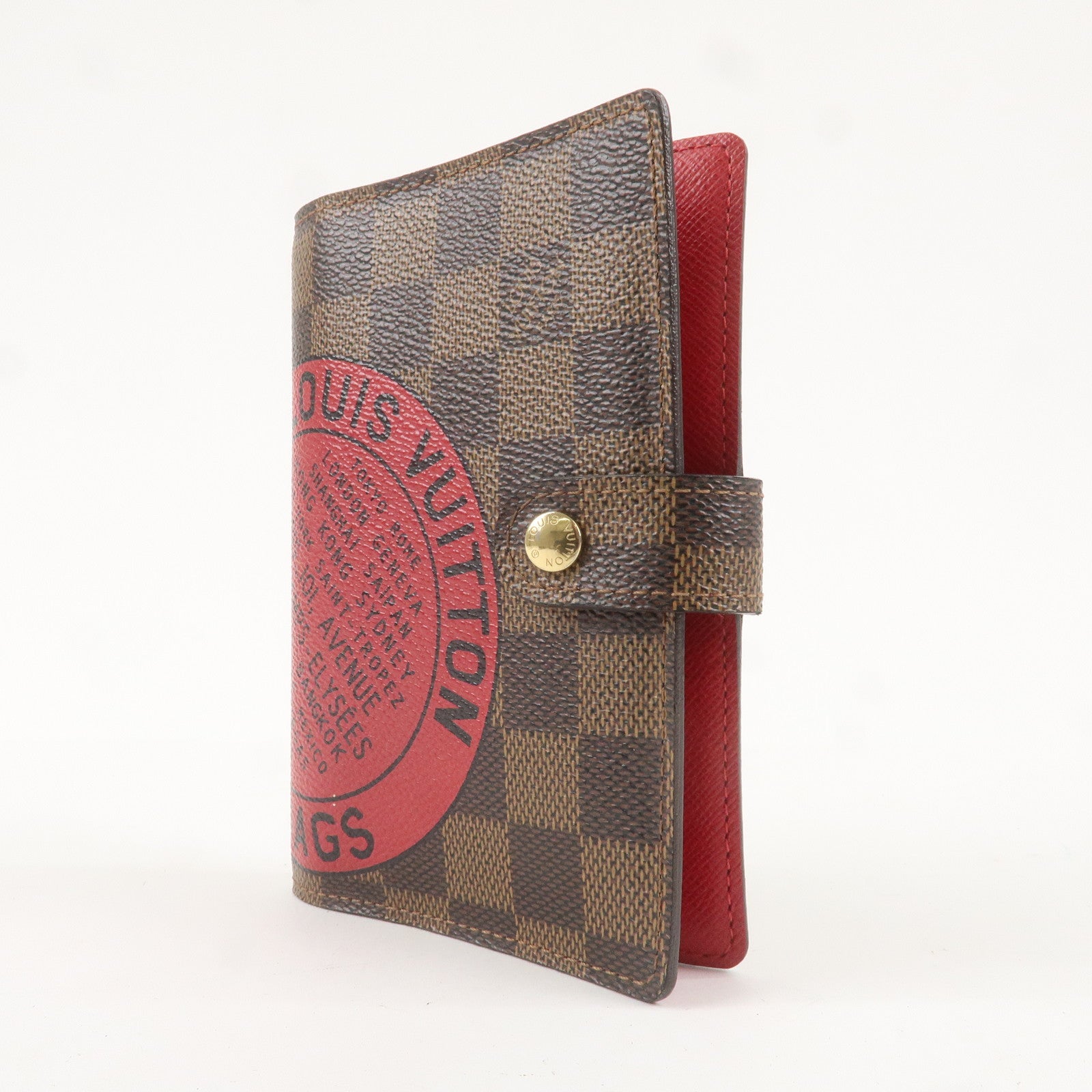 Louis Vuitton Damier T&B Agenda PM Planner Cover R21040