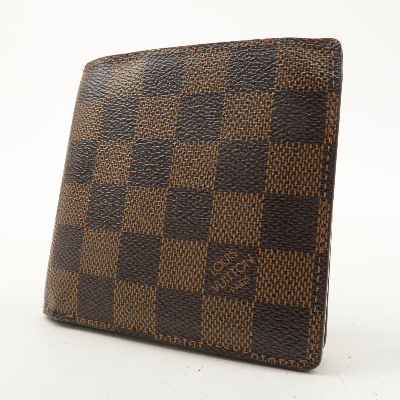 Louis Vuitton Damier Ebene Portefeuille Marco Wallet N61675