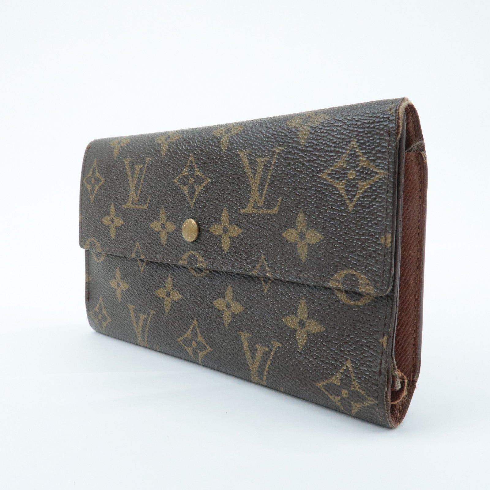 Louis Vuitton Set of 4 Monogram Portefeuille Long Wallet Used