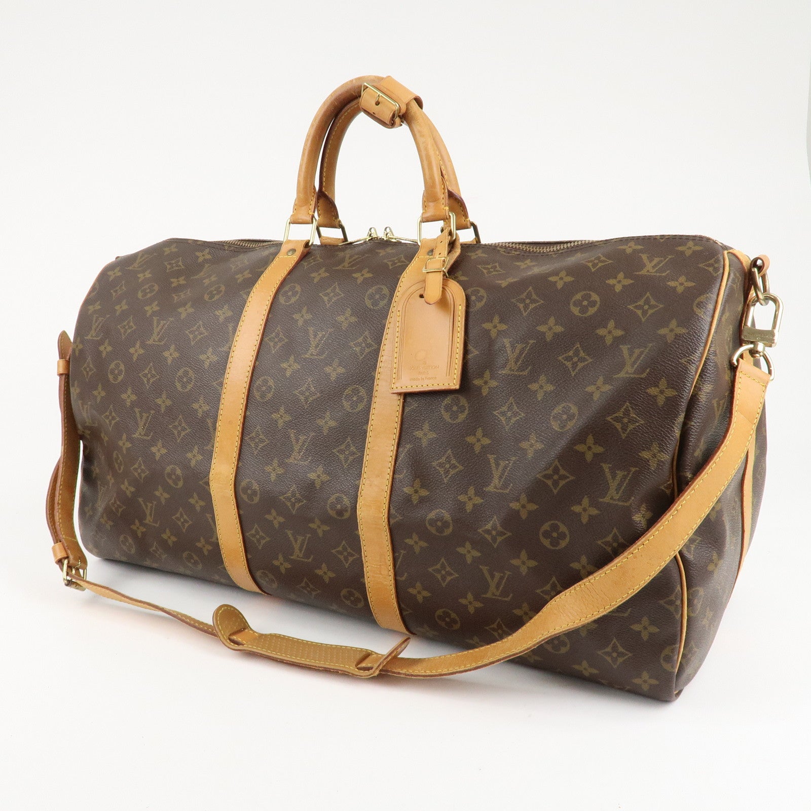 Louis Vuitton Monogram Keep All Bandouliere 55 Bag M41414 Used