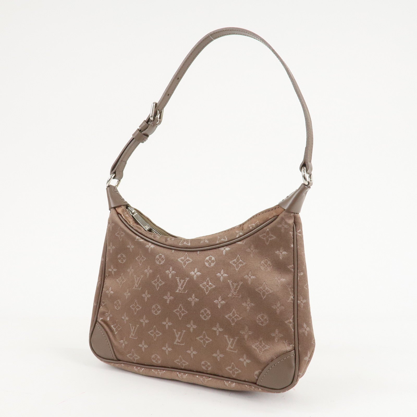 Louis Vuitton Monogram Satin Little Boulogne Hand Bag M92143