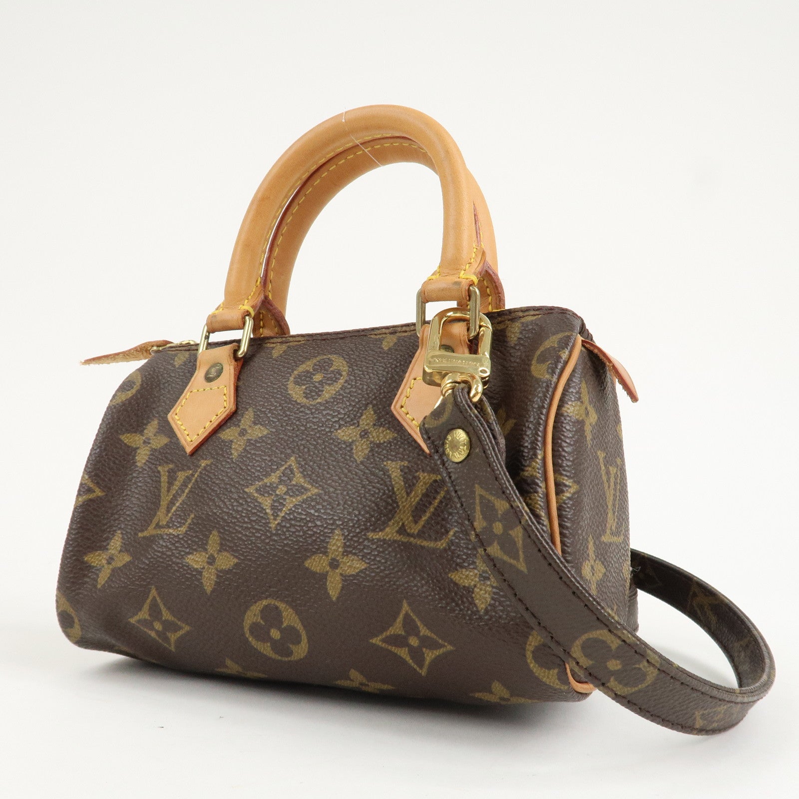 Louis Vuitton Monogram Mini Speedy 
Strap M41534 J75010 Used