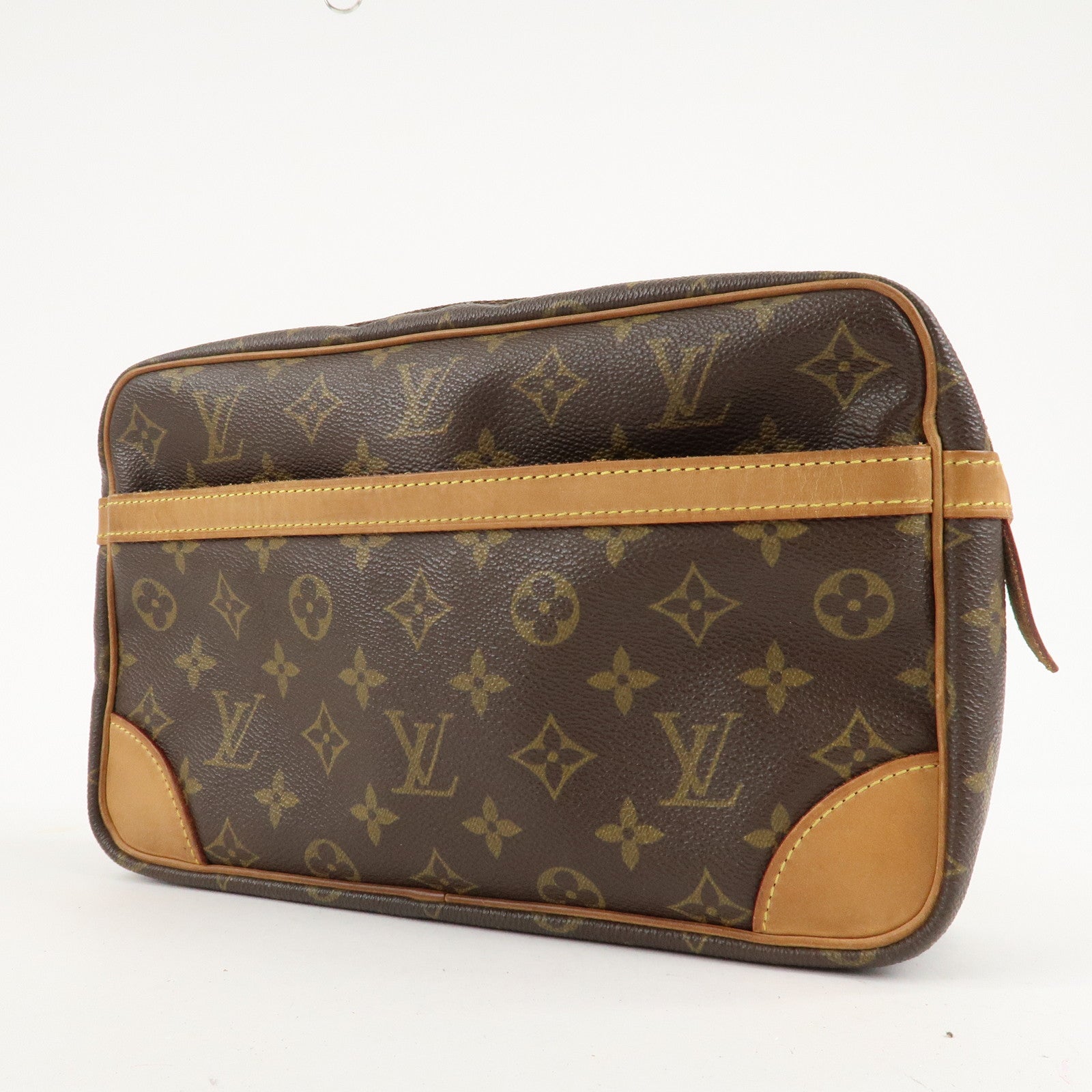 Louis Vuitton Monogram Compiegne 28 Pouch Clutch Bag M51845 Used