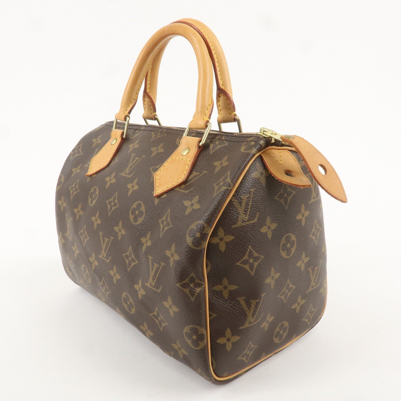 Louis Vuitton Monogram Speedy 25 Hand Bag Boston Bag M41528