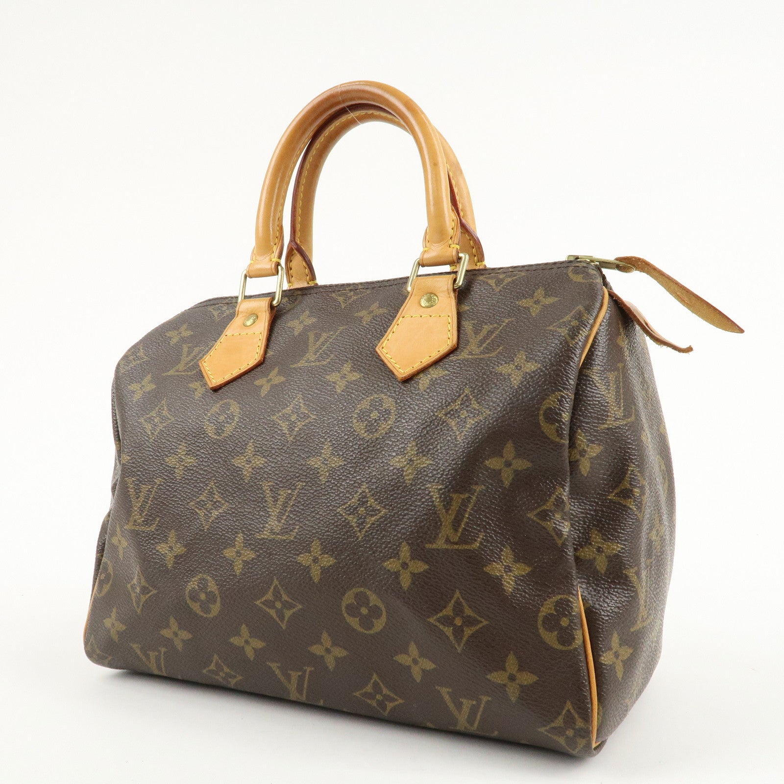 Louis Vuitton Monogram Speedy 25 Hand Bag Boston Bag M41528 Used