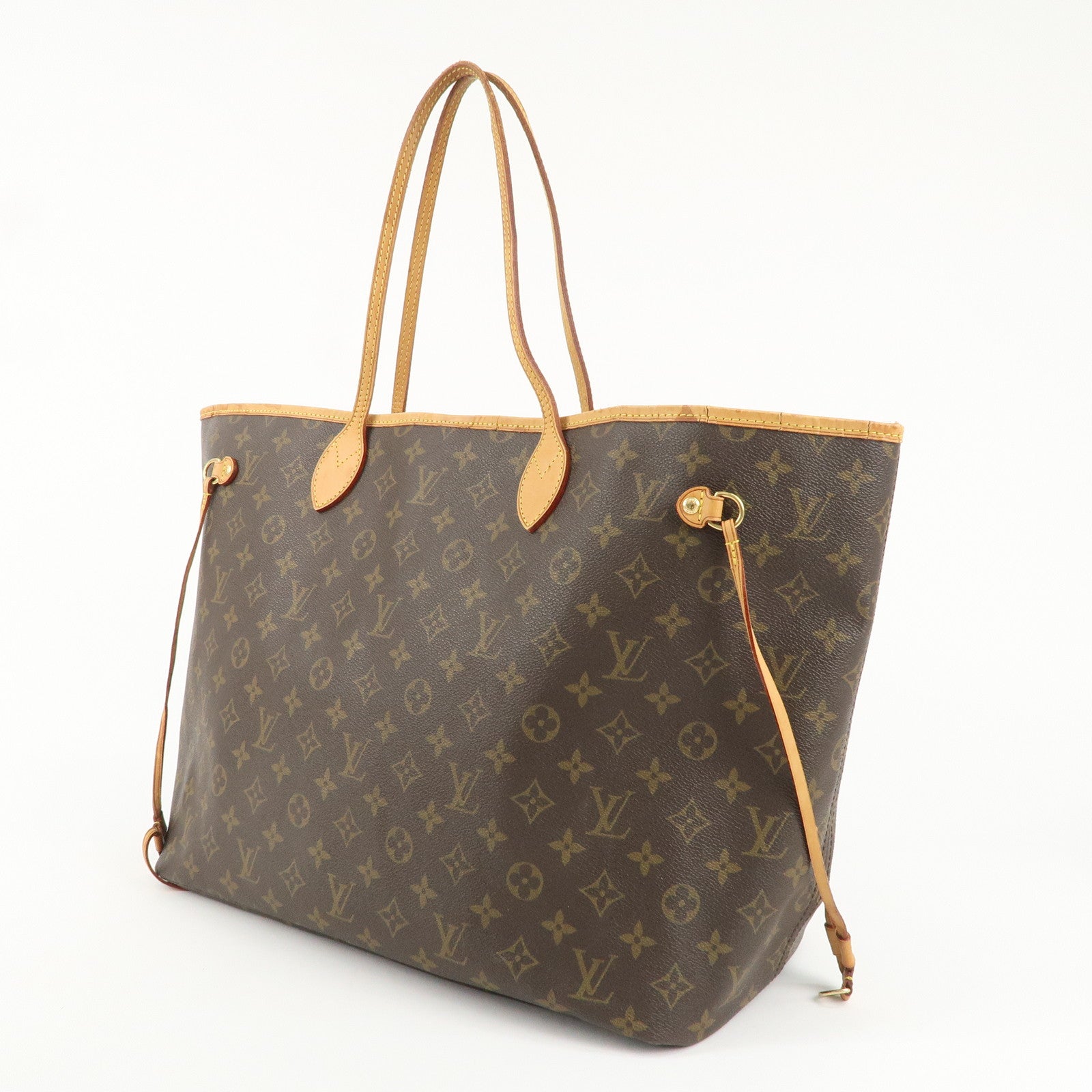 Louis Vuitton Monogram Neverfull GM Tote Bag Brown M40157