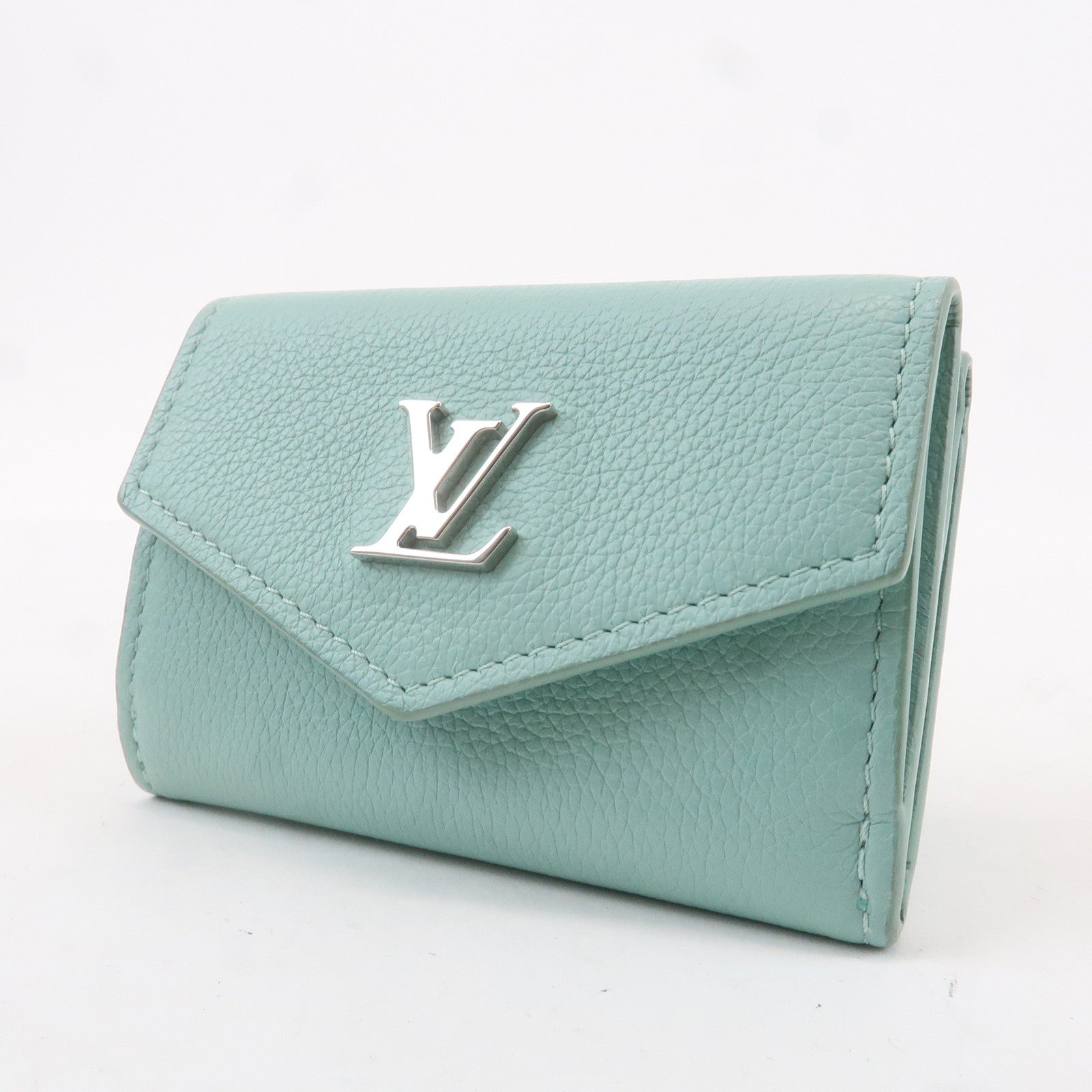 Louis Vuitton Portefeuille Lock Mini Wallet Mint Green M68481