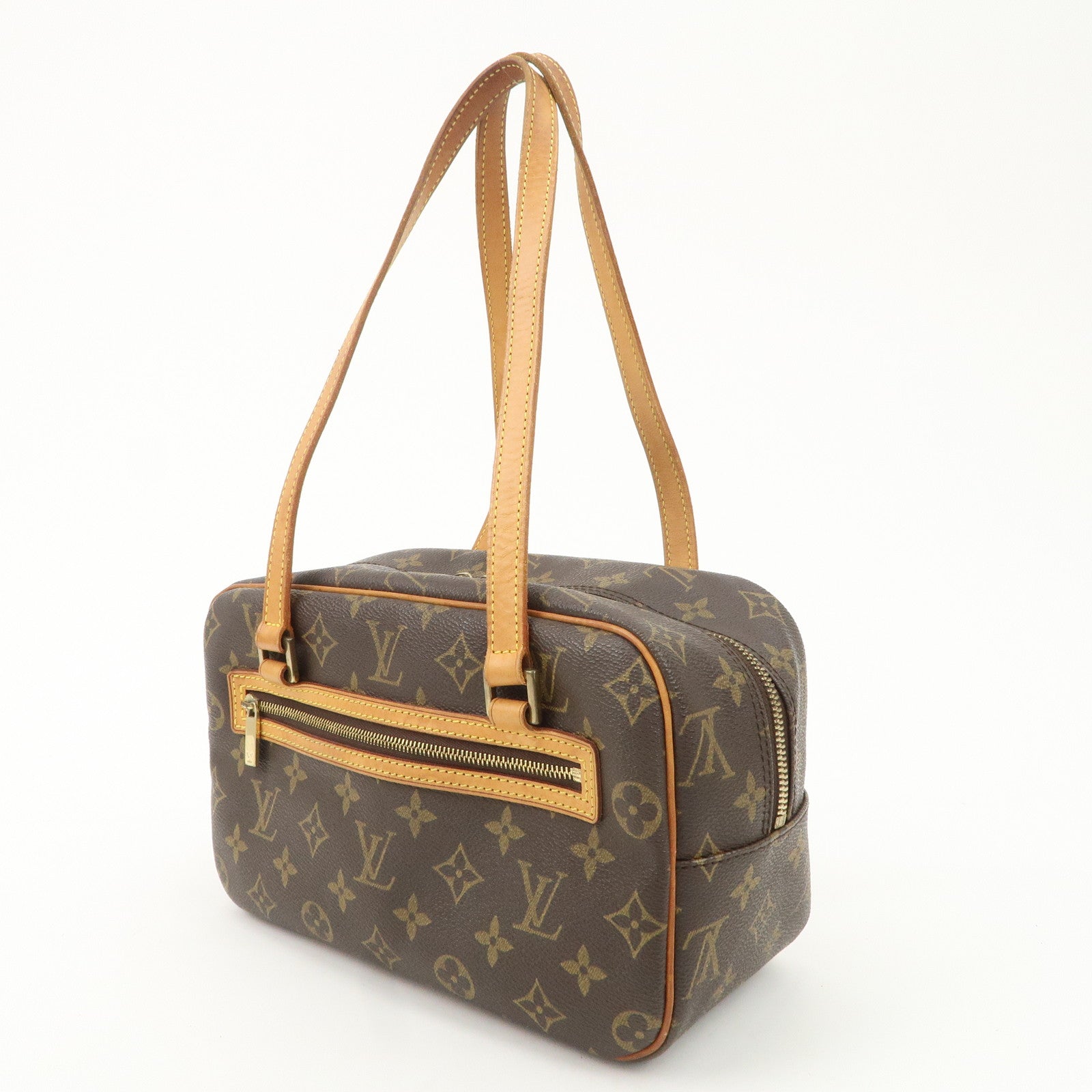 Louis Vuitton Monogram Cite MM Shoulder Bag Hand Bag M51182 Used