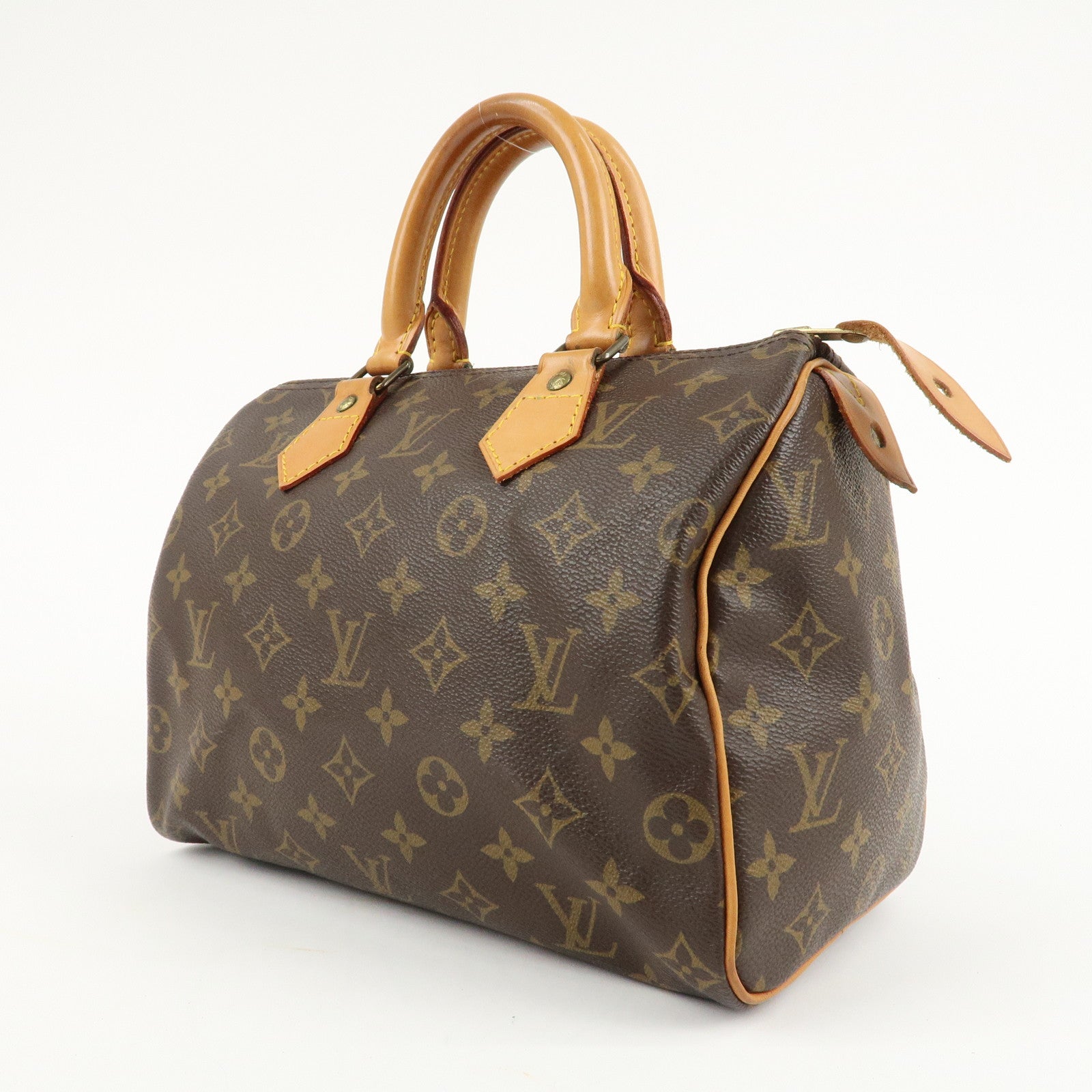 Louis Vuitton Monogram Speedy 25 Hand Bag Boston Bag M41528 Used