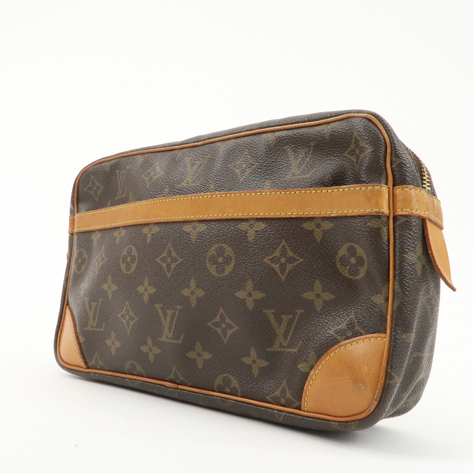 Louis Vuitton Monogram Compiegne 28 Pouch Clutch Bag M51845 Used