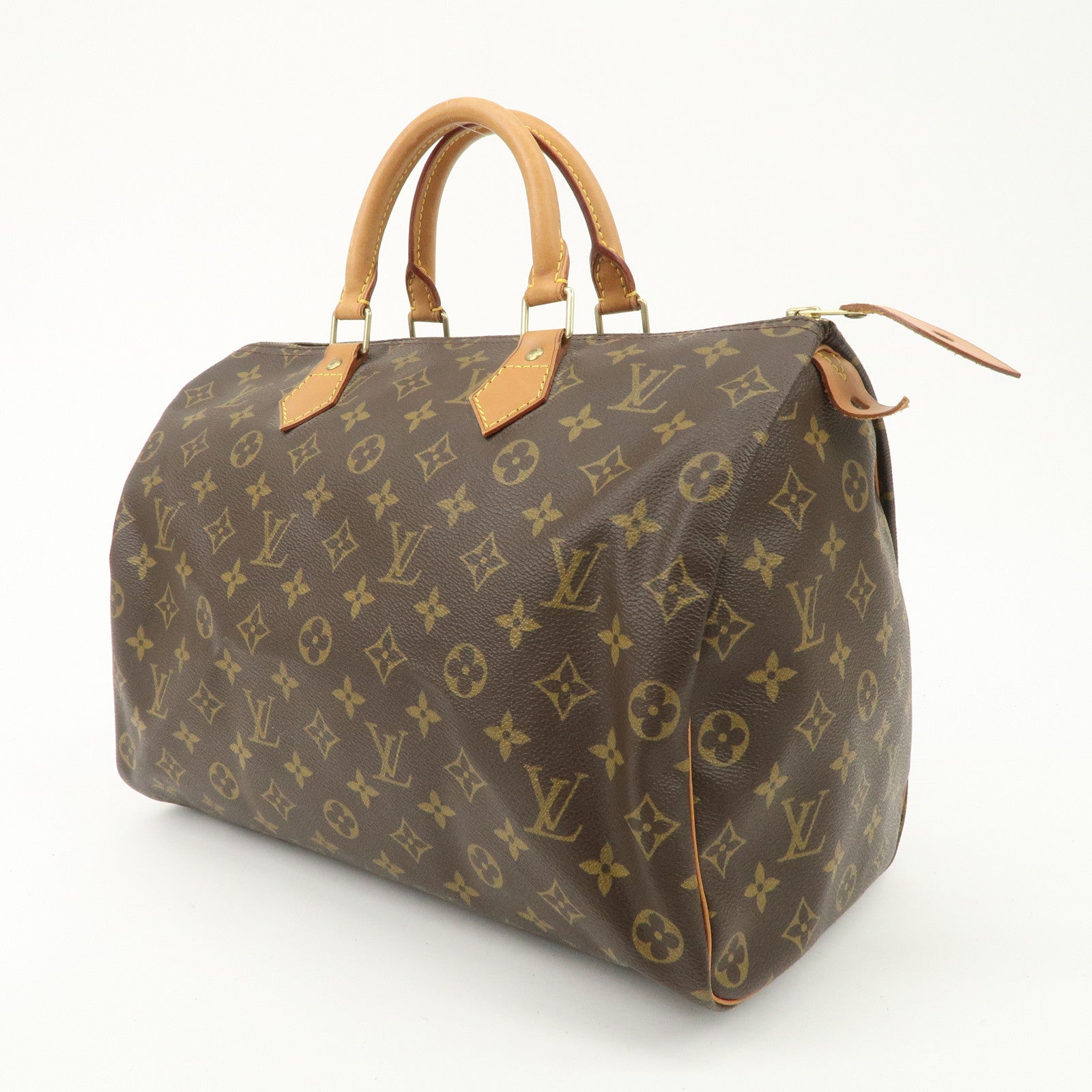 Louis Vuitton Monogram Speedy 35 Hand Bag Boston Bag M41524 Used