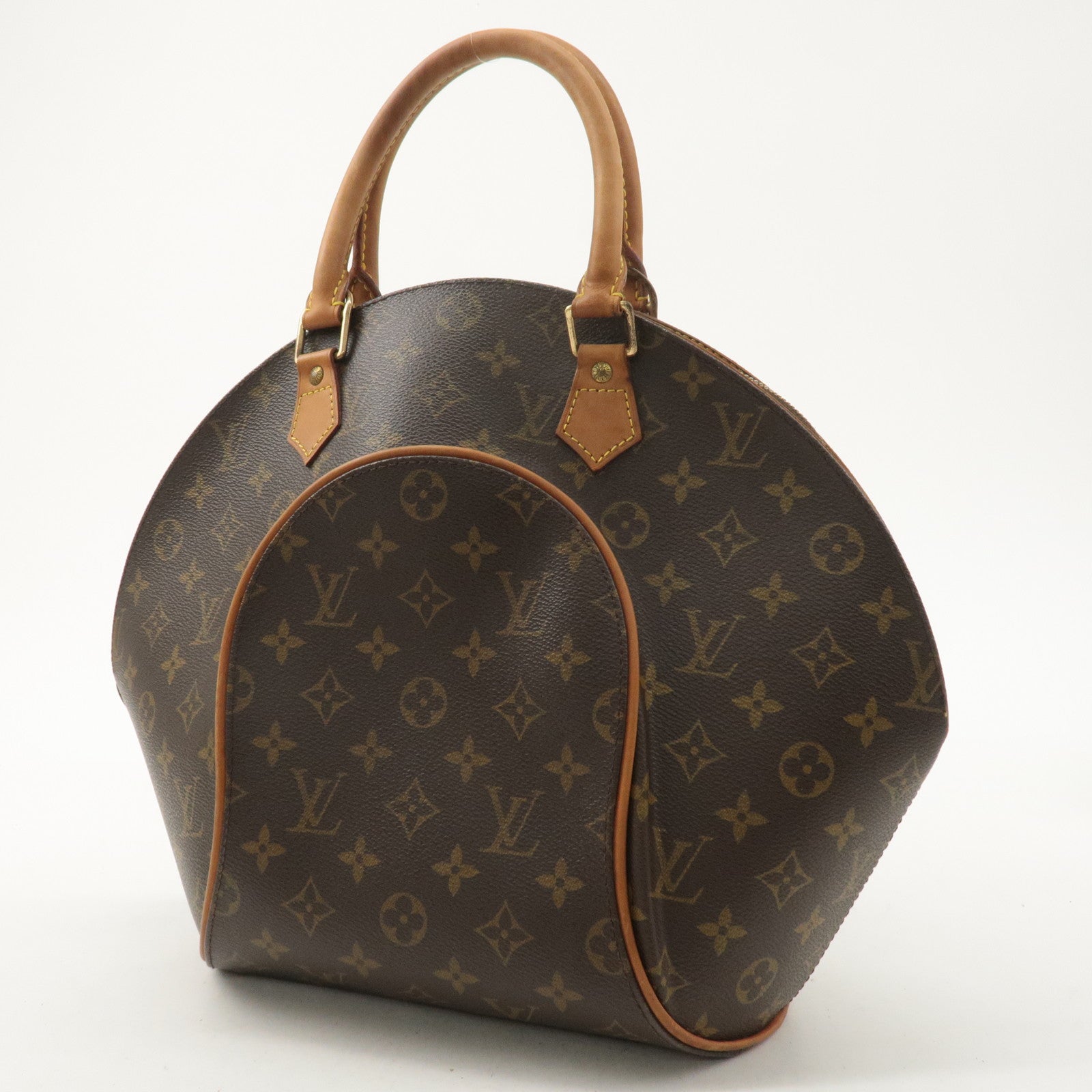 Louis Vuitton Monogram Ellipse MM Hand Bag Brown M51126