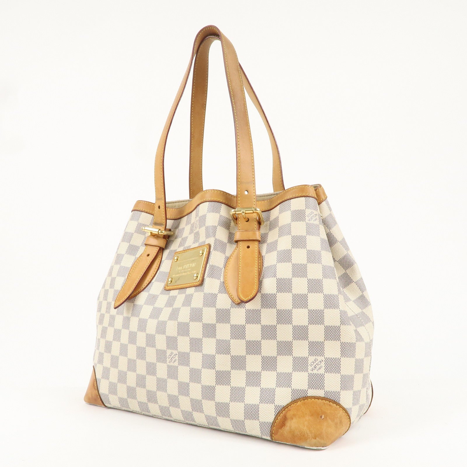 Louis Vuitton Damier Azur Hampstead MM Tote Bag N51206