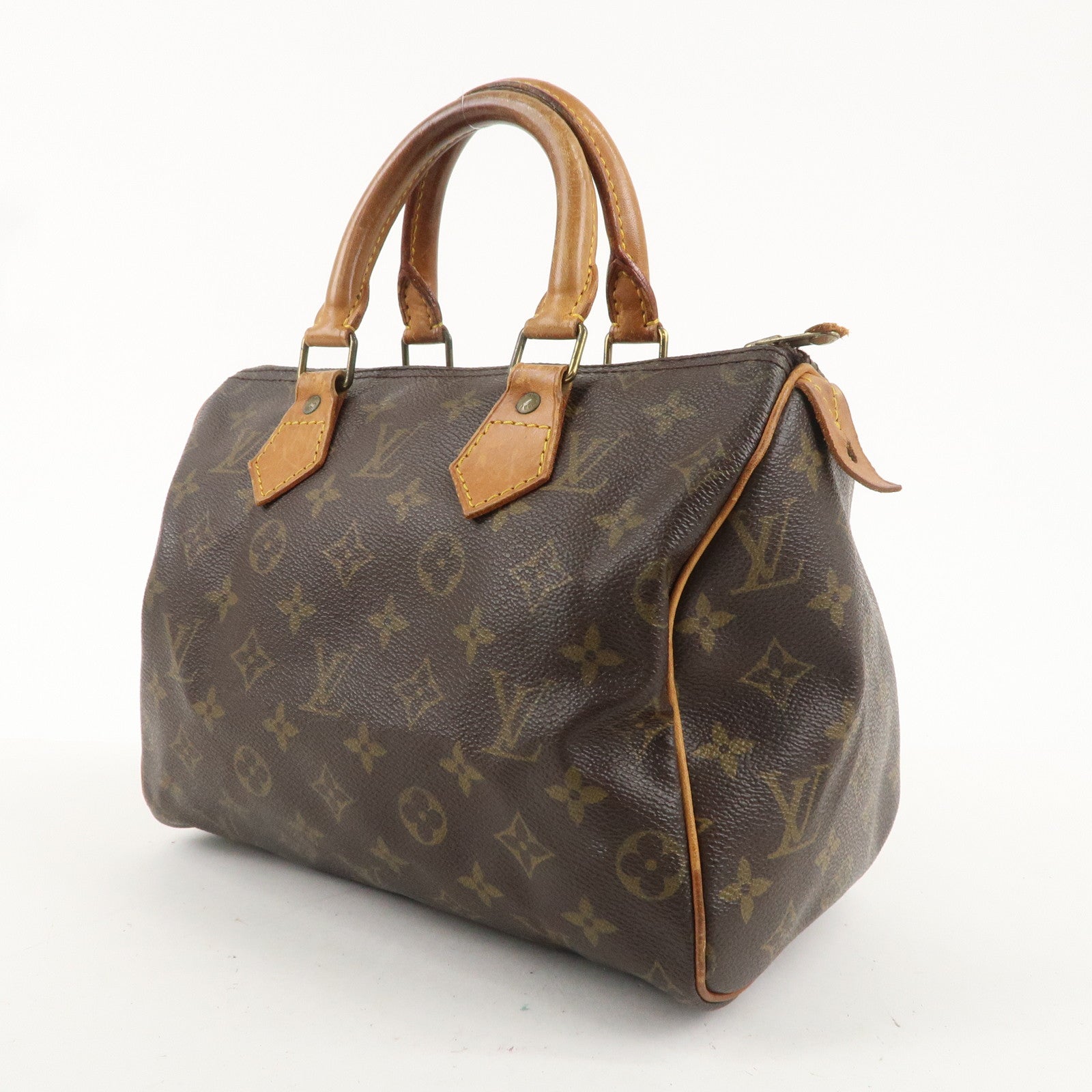 Louis Vuitton Monogram Speedy 25 Hand Bag Boston Bag M41528