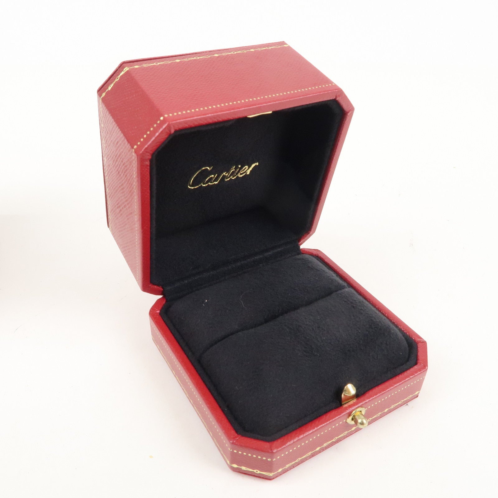 Cartier Set of 2 Ring Box Display Box Jewelry Box For Ring Red