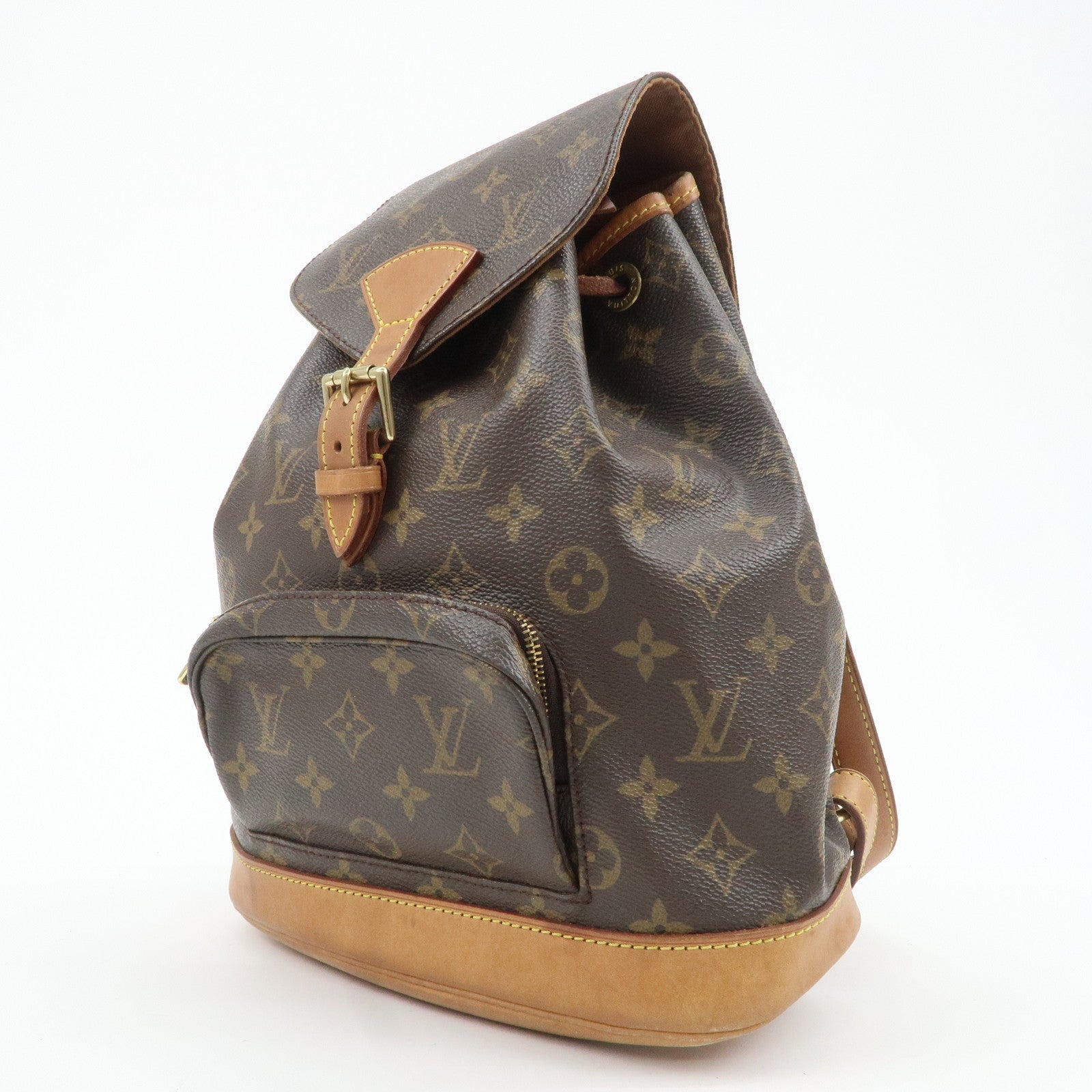 Louis Vuitton Monogram Montsouris MM Back Pack Bag M51136