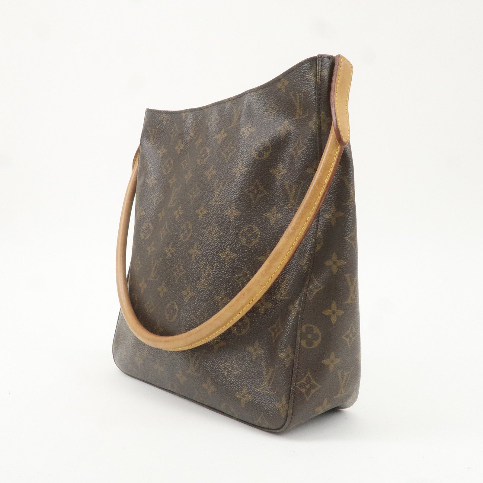 Louis Vuitton Monogram Looping GM Shoulder Bag Brown M51145