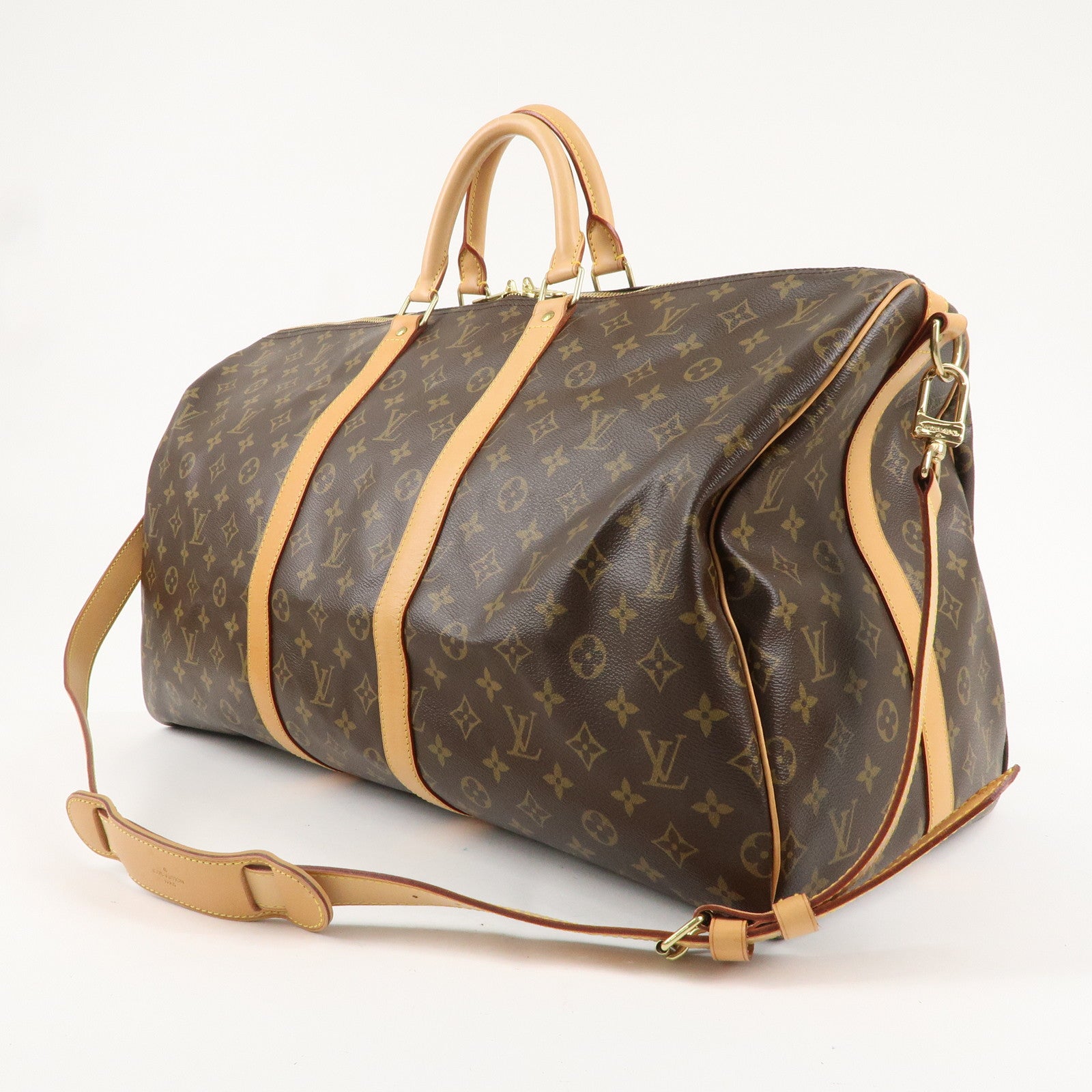 Louis Vuitton Keep All Bandouliere 55 Boston Bag  M41414