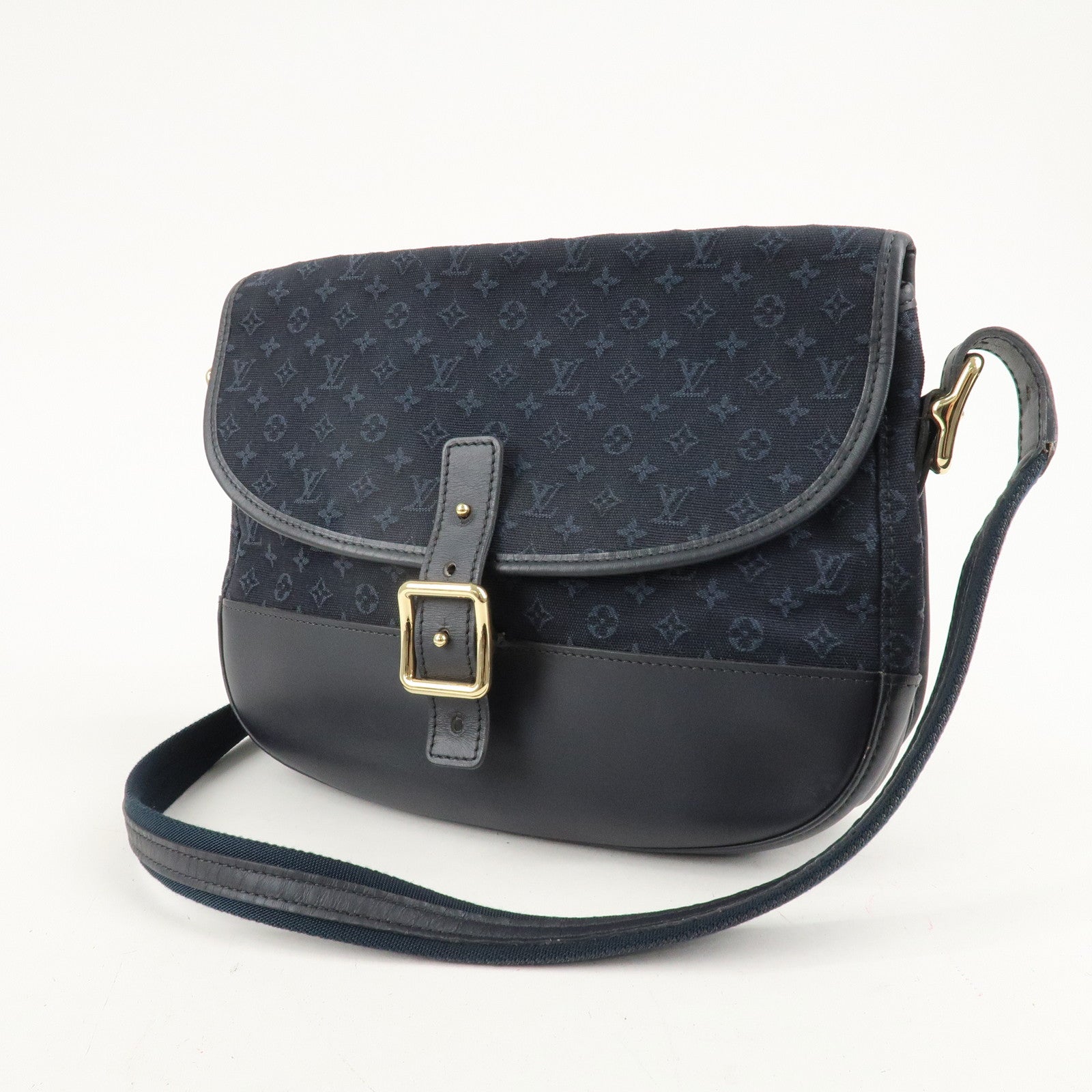 Louis Vuitton Monogram Mini Belanger Shoulder Bag TST Blue M92672 Used