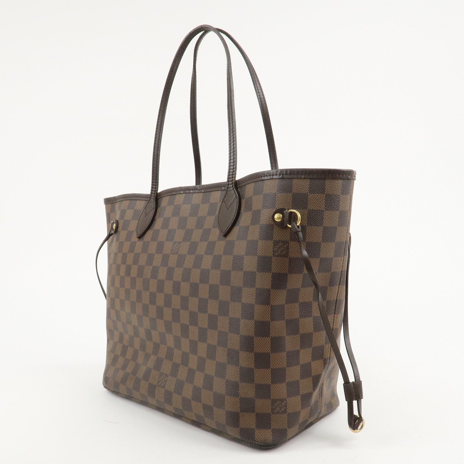 Louis Vuitton Damier Neverfull MM Tote Bag Shoulder Bag N51105 Used