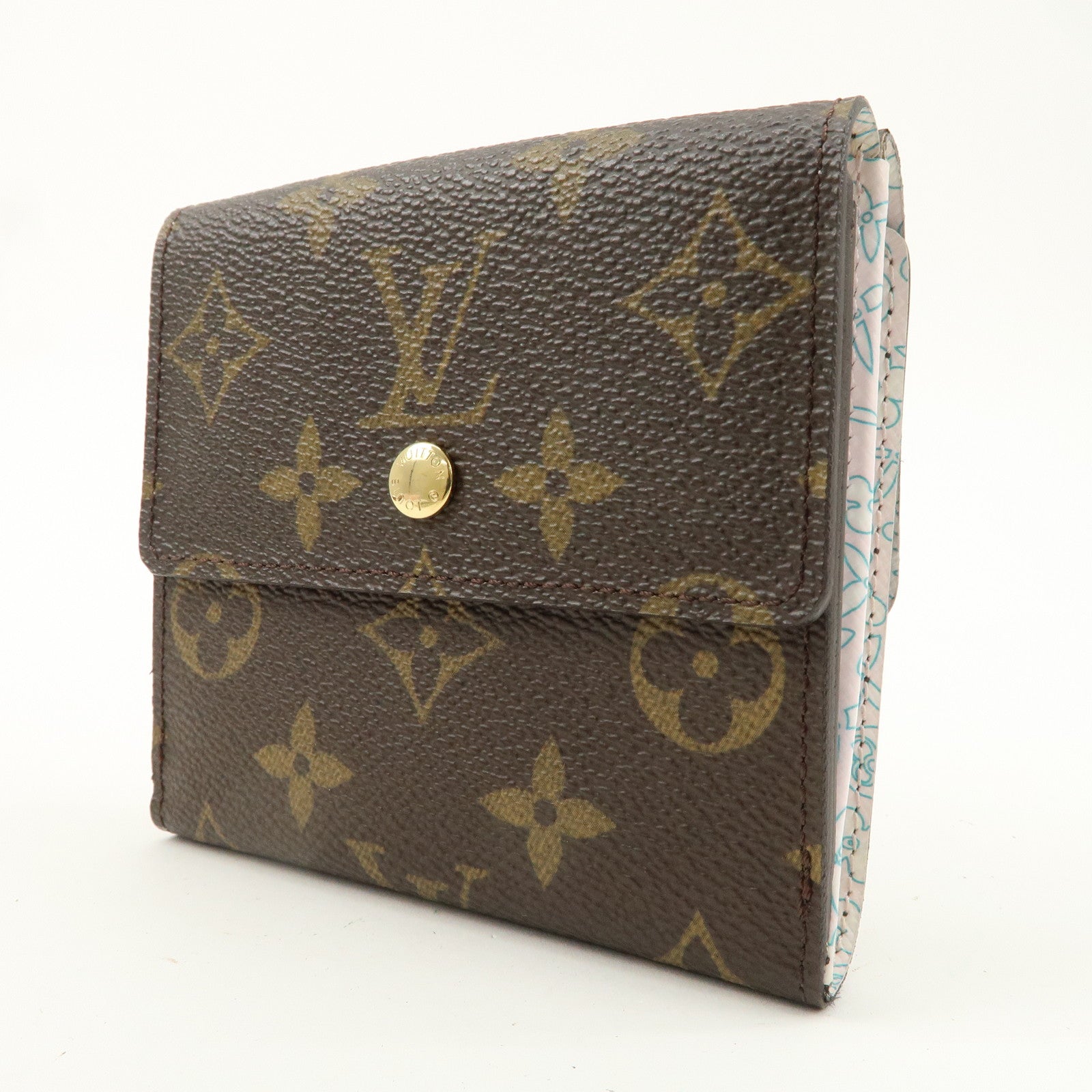 Louis Vuitton Monogram Fleuri Portefeuille Elise wallet