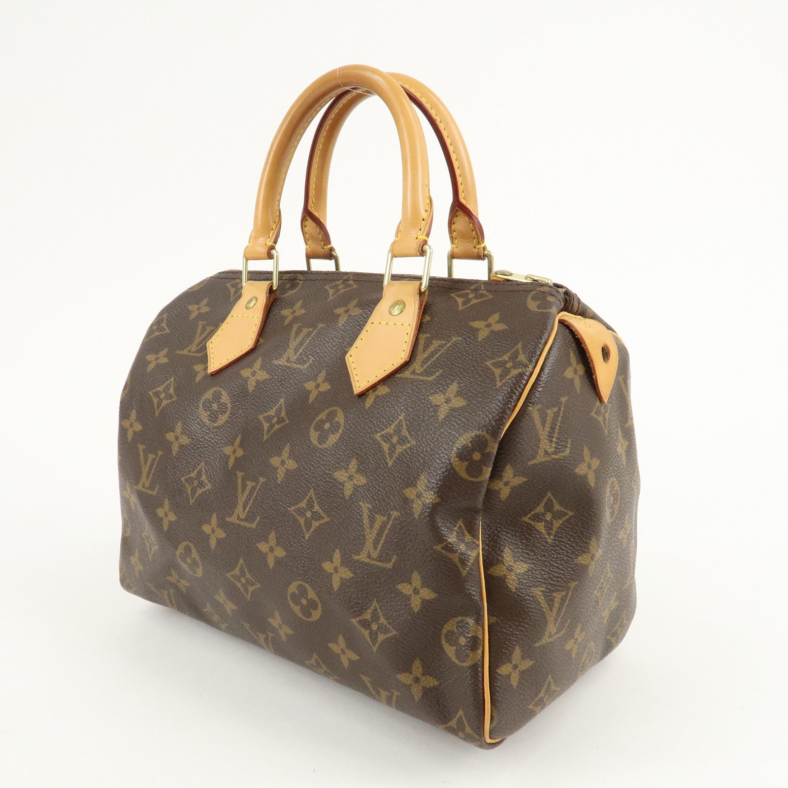 Louis Vuitton Monogram Speedy 25 Hand Bag Boston Bag M41528 Used