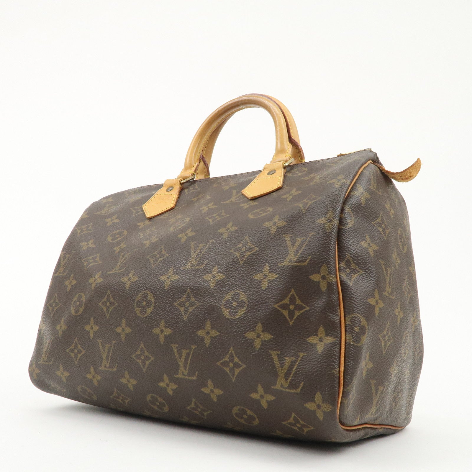 Louis Vuitton Monogram Speedy 30 Hand Bag Boston Bag M41526 Used