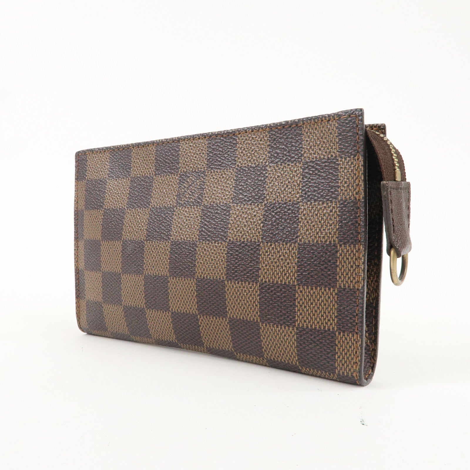 Louis Vuitton Damier Ebene Attached Pouch for Male Bag Brown