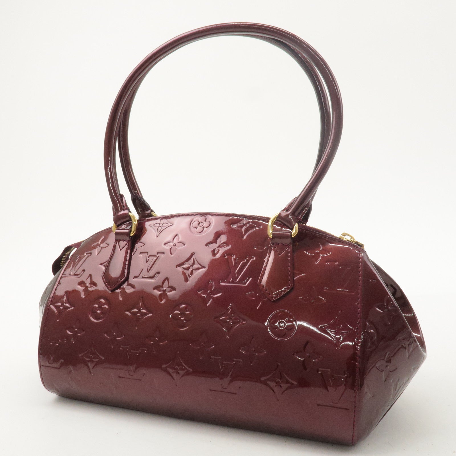 Louis Vuitton Monogram Vernis Sherwood PM Rouge Forvist M91492