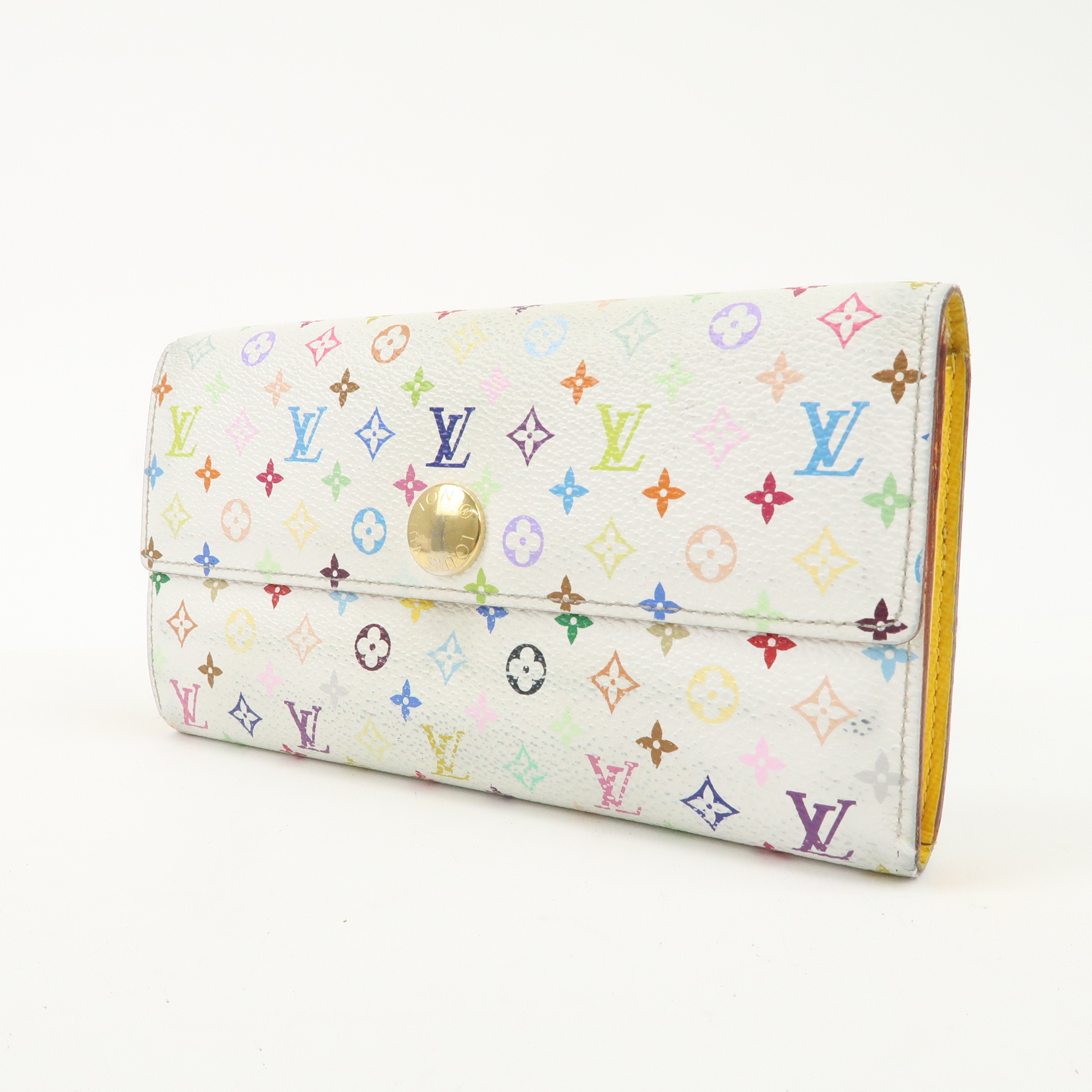 Louis Vuitton Monogram Multi Color Set of 2 Long Wallet M61725 Used