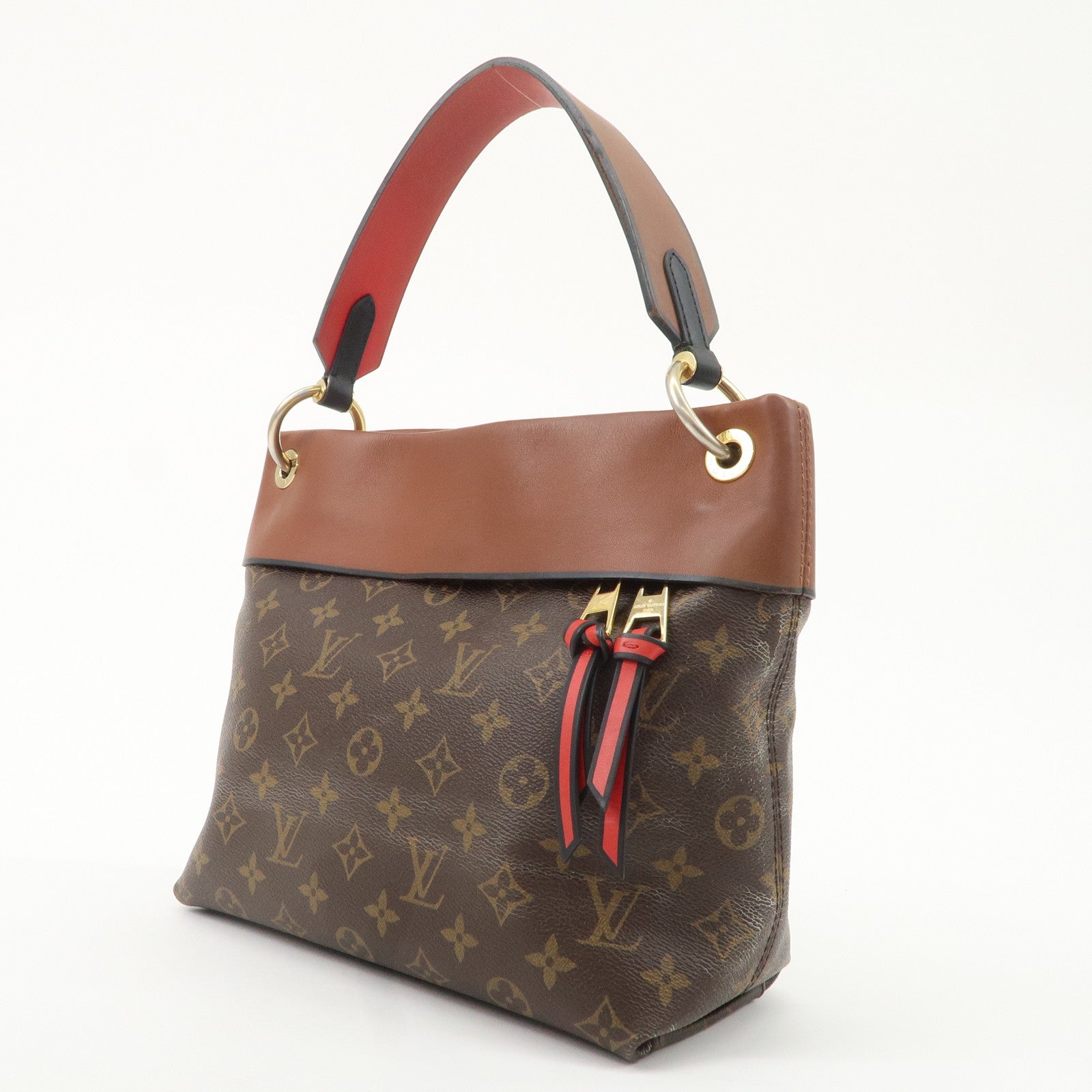 Louis Vuitton Monogram Tuileries Besace 2Way Bag Brown M43157 Used