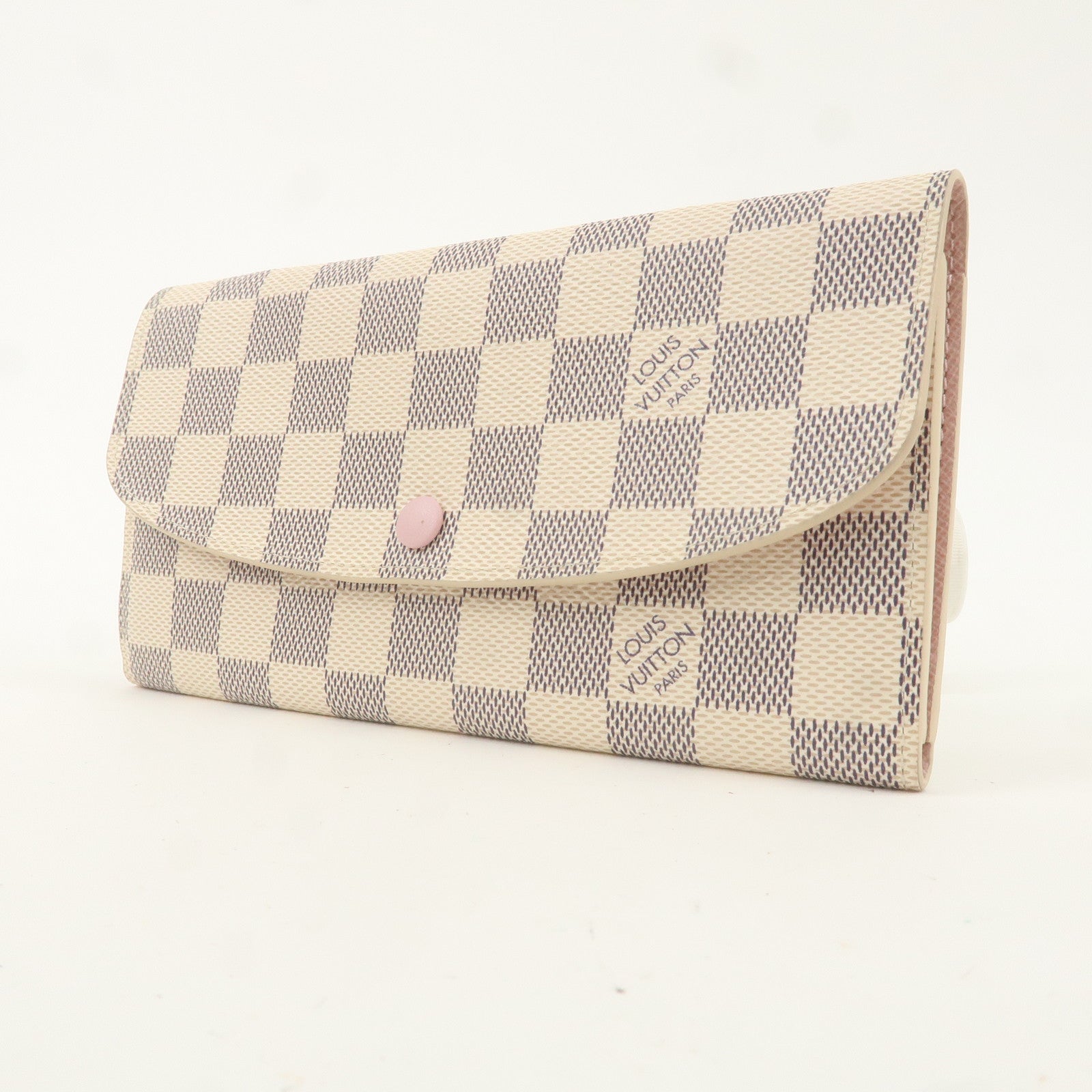 Louis Vuitton Damier Azur Portefeuille Emily Long Wallet N41625