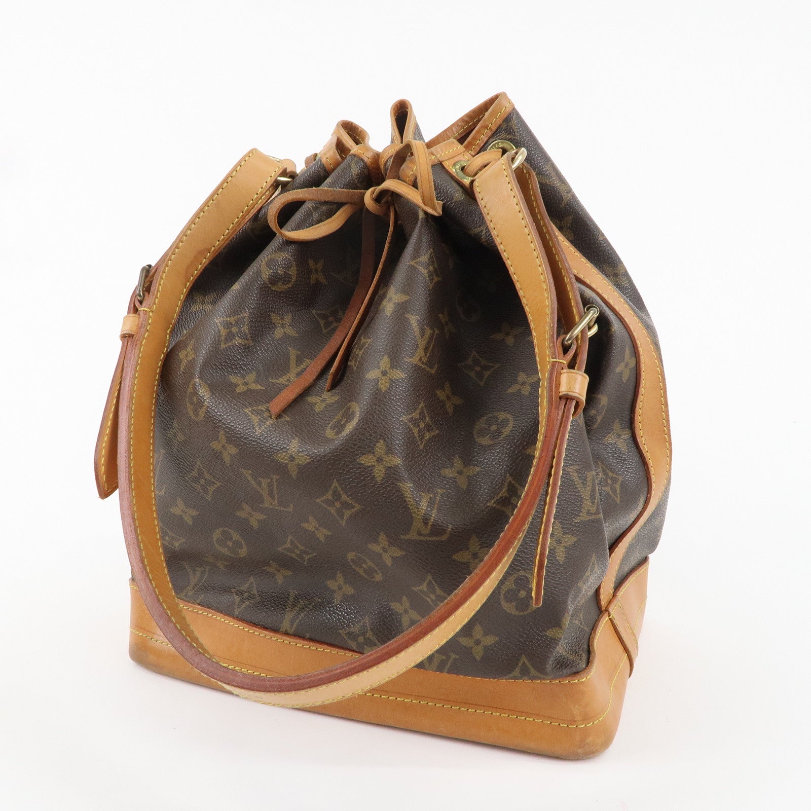 Louis Vuitton Monogram Noe Shoulder Bag Brown M42224